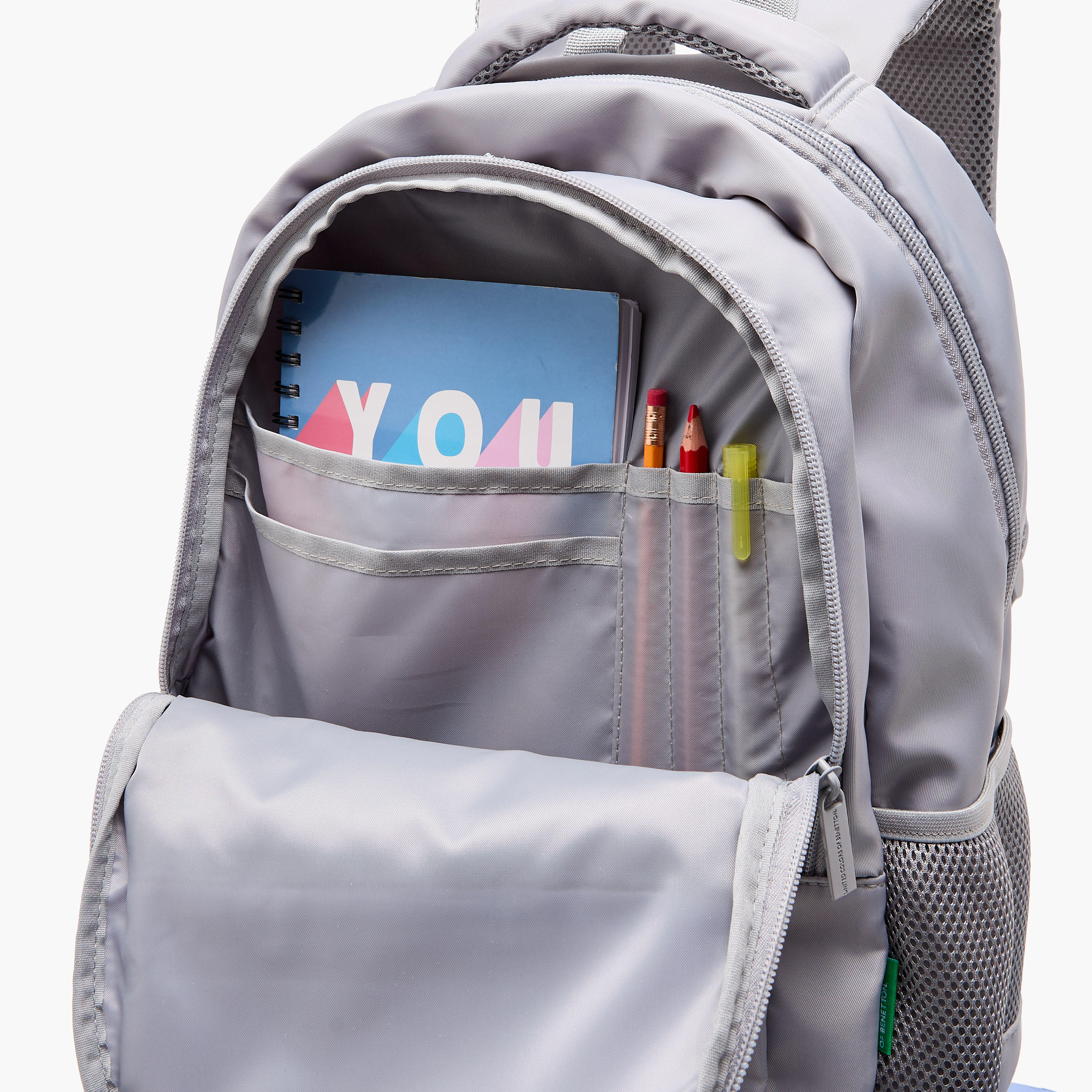 UCB 17-inch Solid Backpack with Adjustable Straps and Zip Closure - 44x30x14 cms-school-bagsandbackpacks-backpacks-image-12