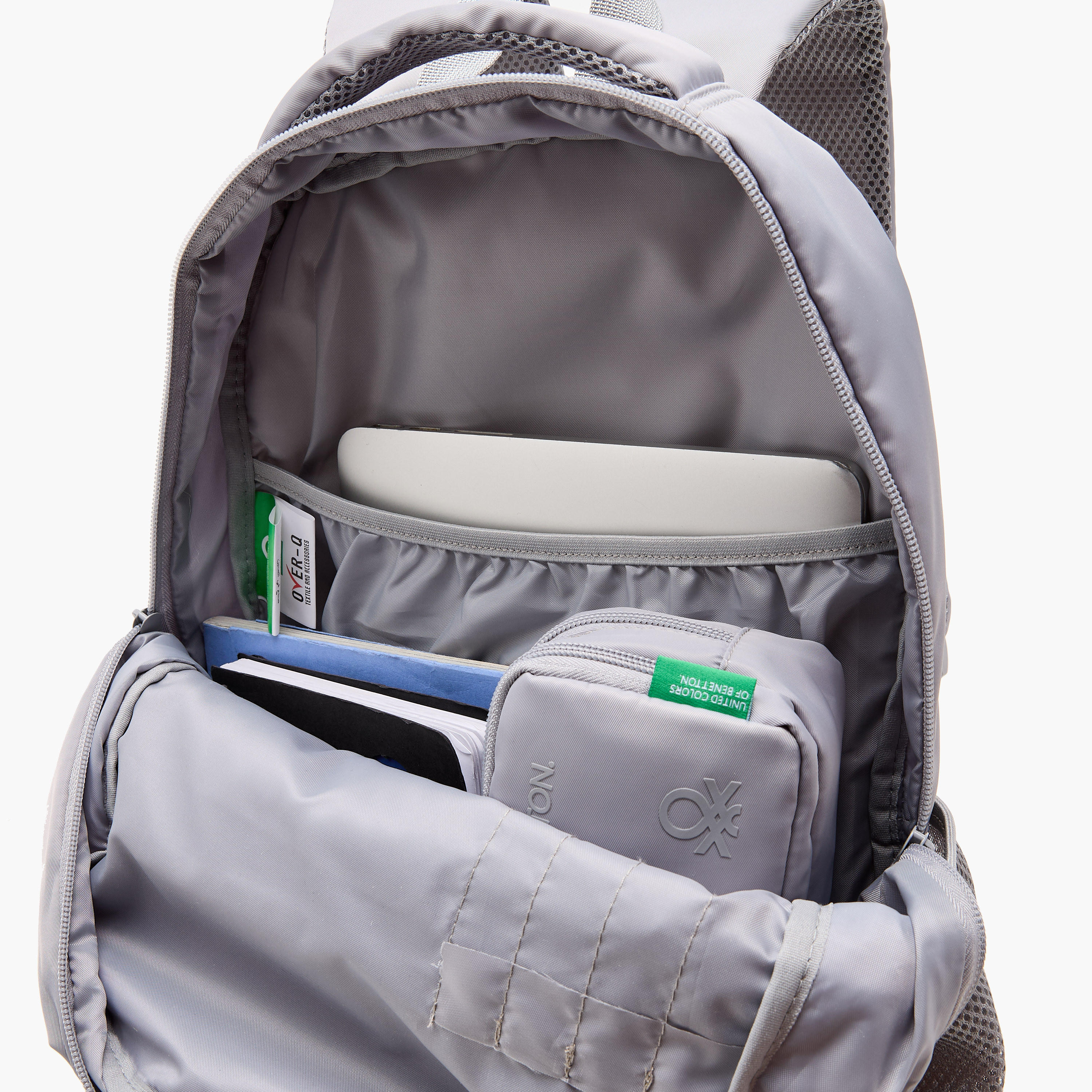 UCB 17-inch Solid Backpack with Adjustable Straps and Zip Closure - 44x30x14 cms-school-bagsandbackpacks-backpacks-image-13