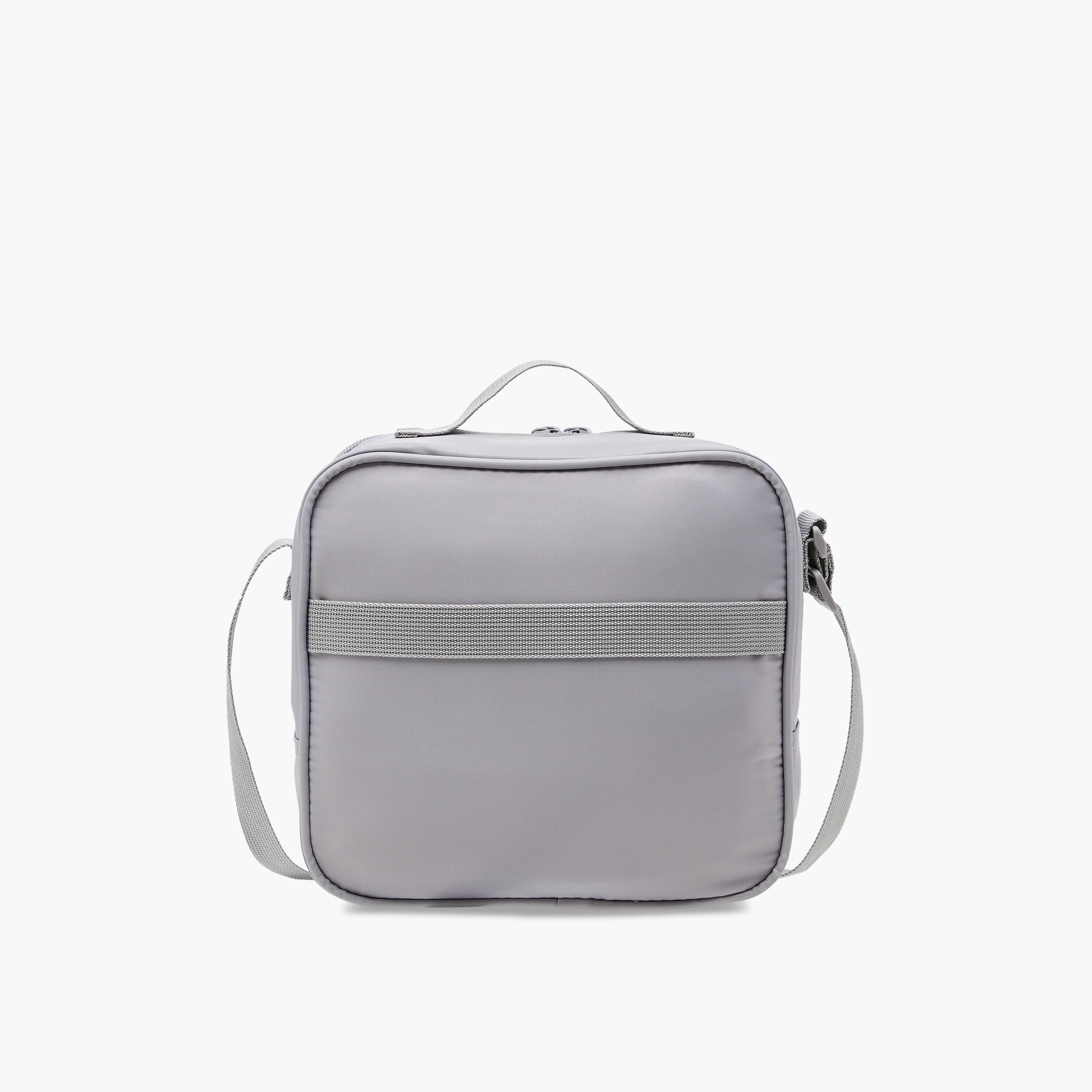 UCB Solid Lunch Bag with Adjustable Strap and Zip Closure-school-lunchessentials-lunchbags-image-3