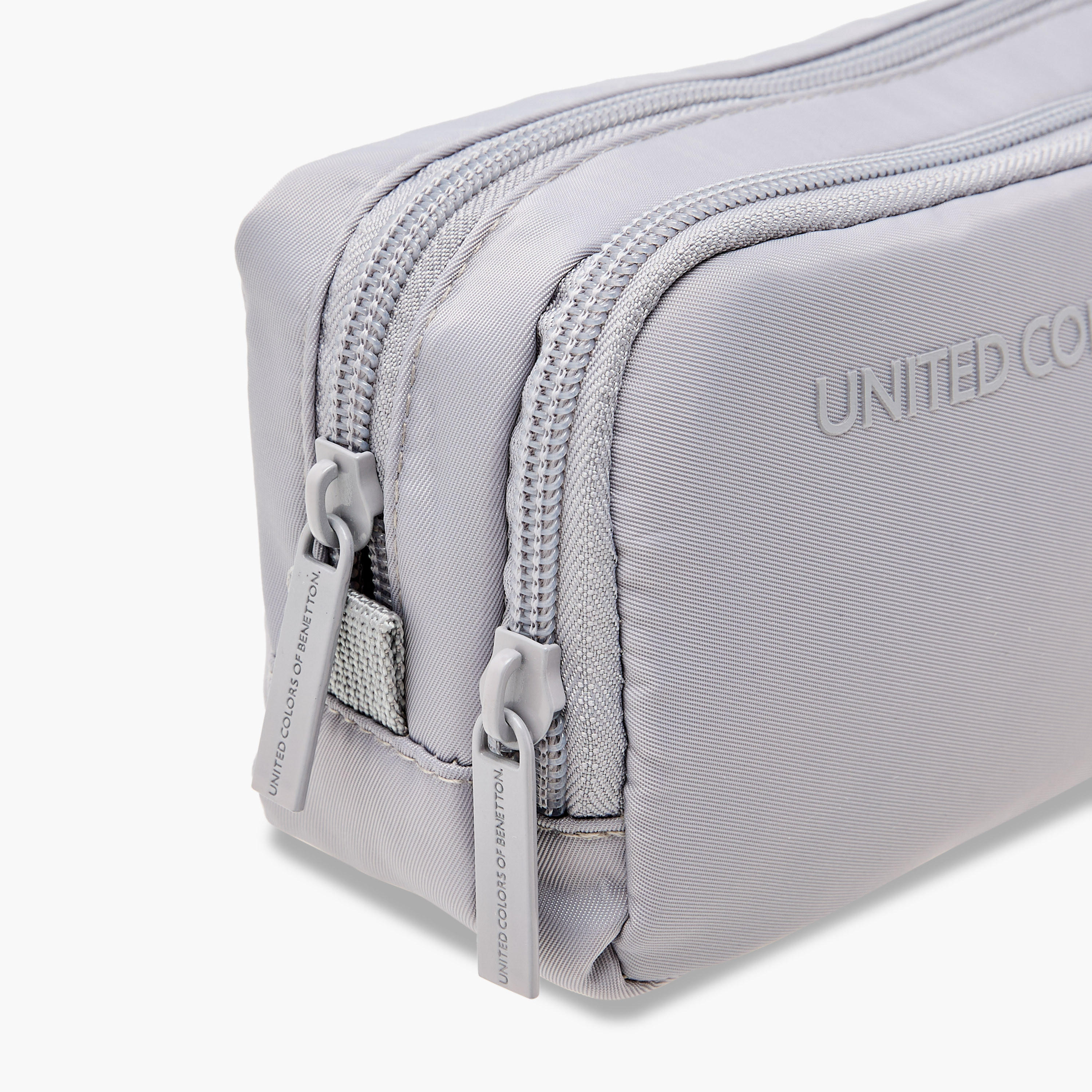UCB Solid 2-Compartment Pencil Pouch with Zip Closure-school-stationery-pencilcases-image-3