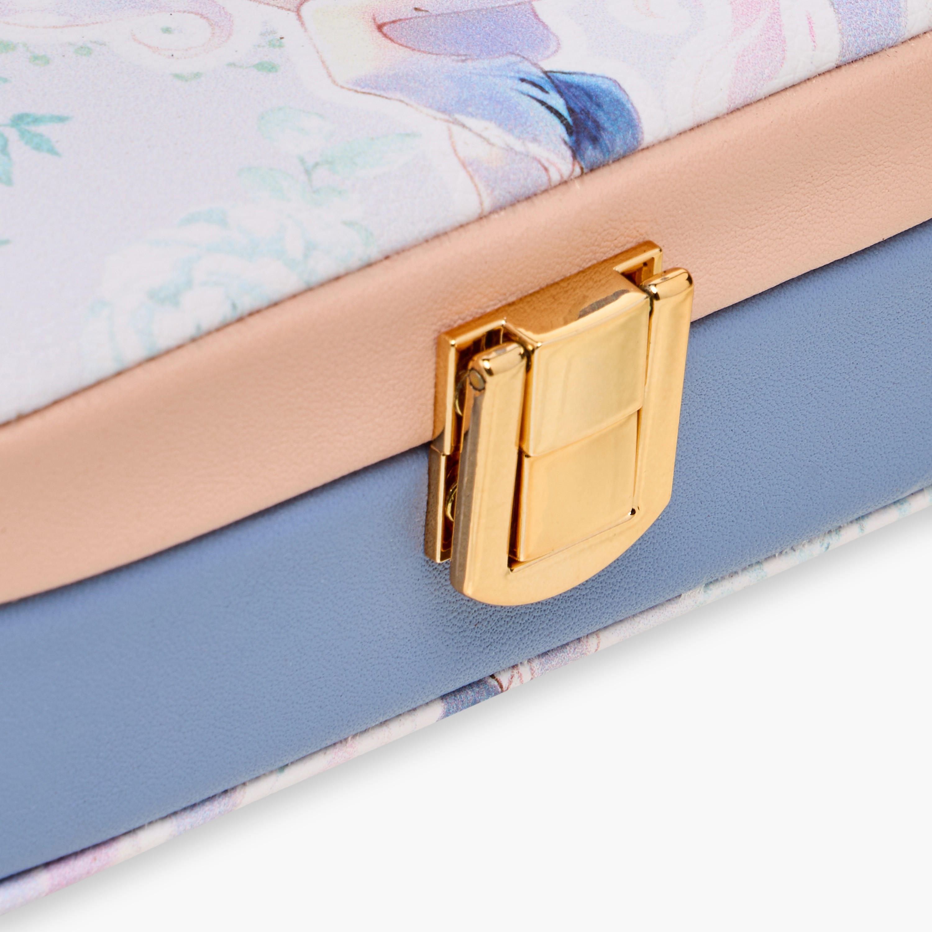 Unicorn Print Jewellery Organiser - 15x10x5 cms-women-watchesandjewellery-jewellery-storage-image-3