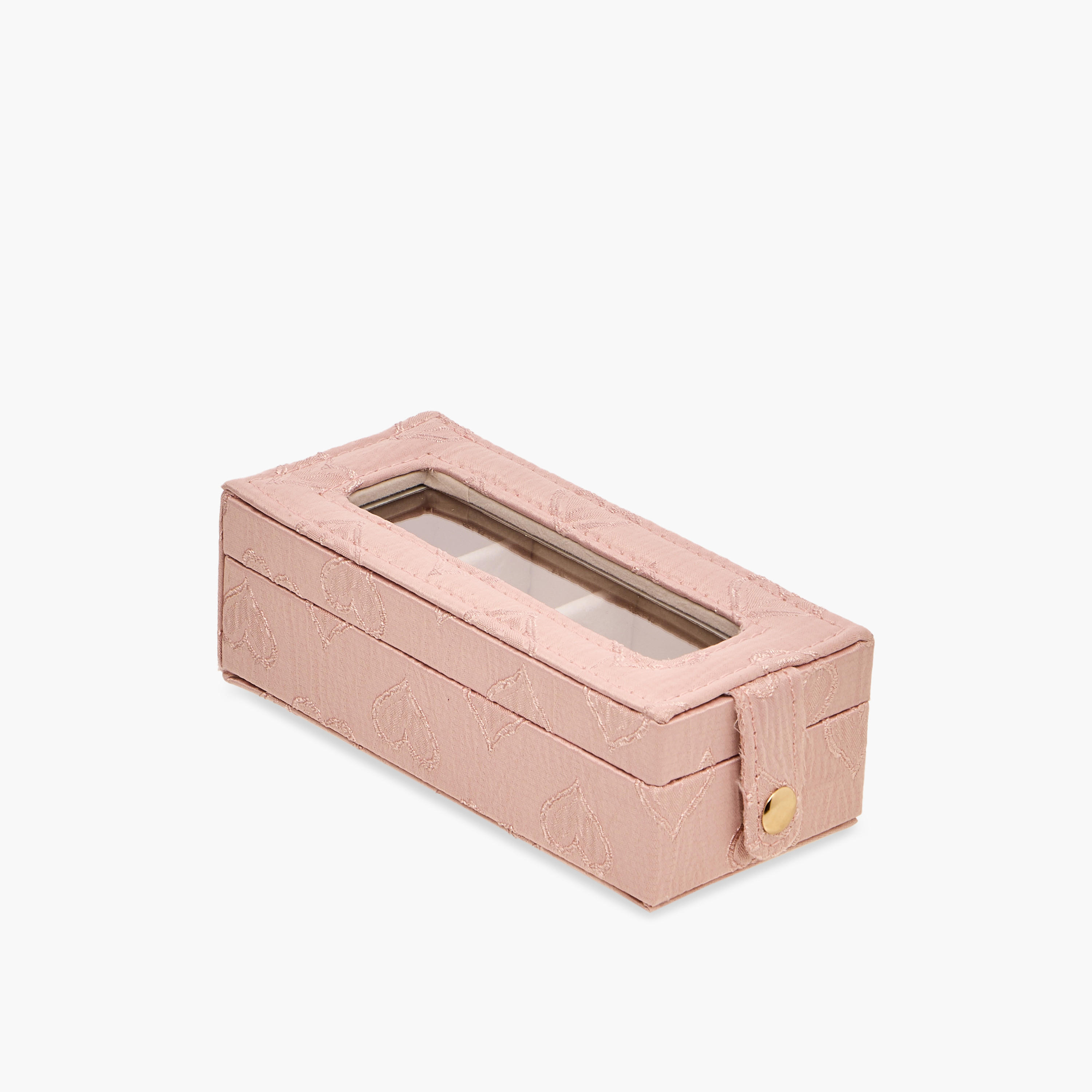 Heart Print Jewellery Organiser - 16x8x5 cms-women-watchesandjewellery-jewellery-storage-image-1