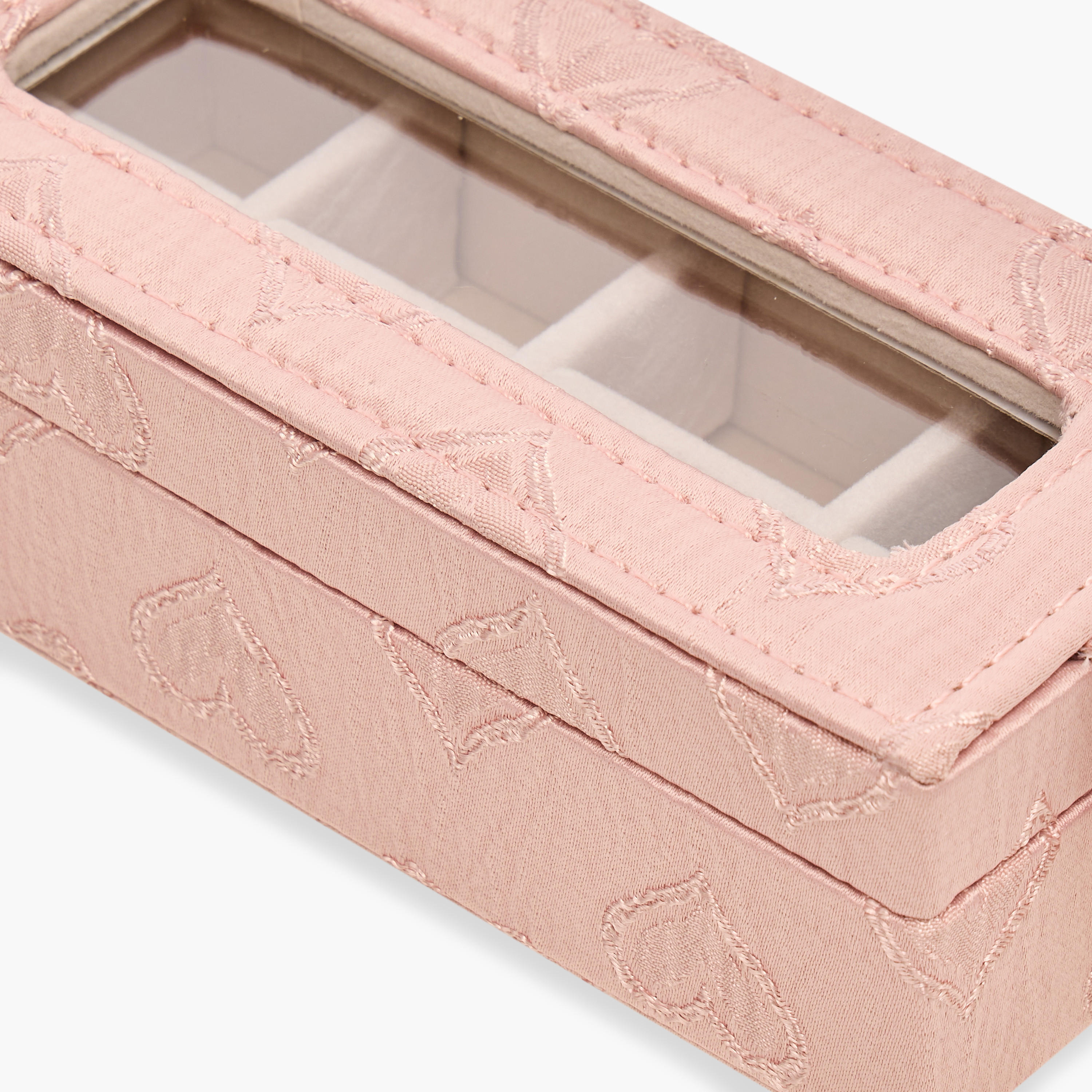 Heart Print Jewellery Organiser - 16x8x5 cms-women-watchesandjewellery-jewellery-storage-image-3