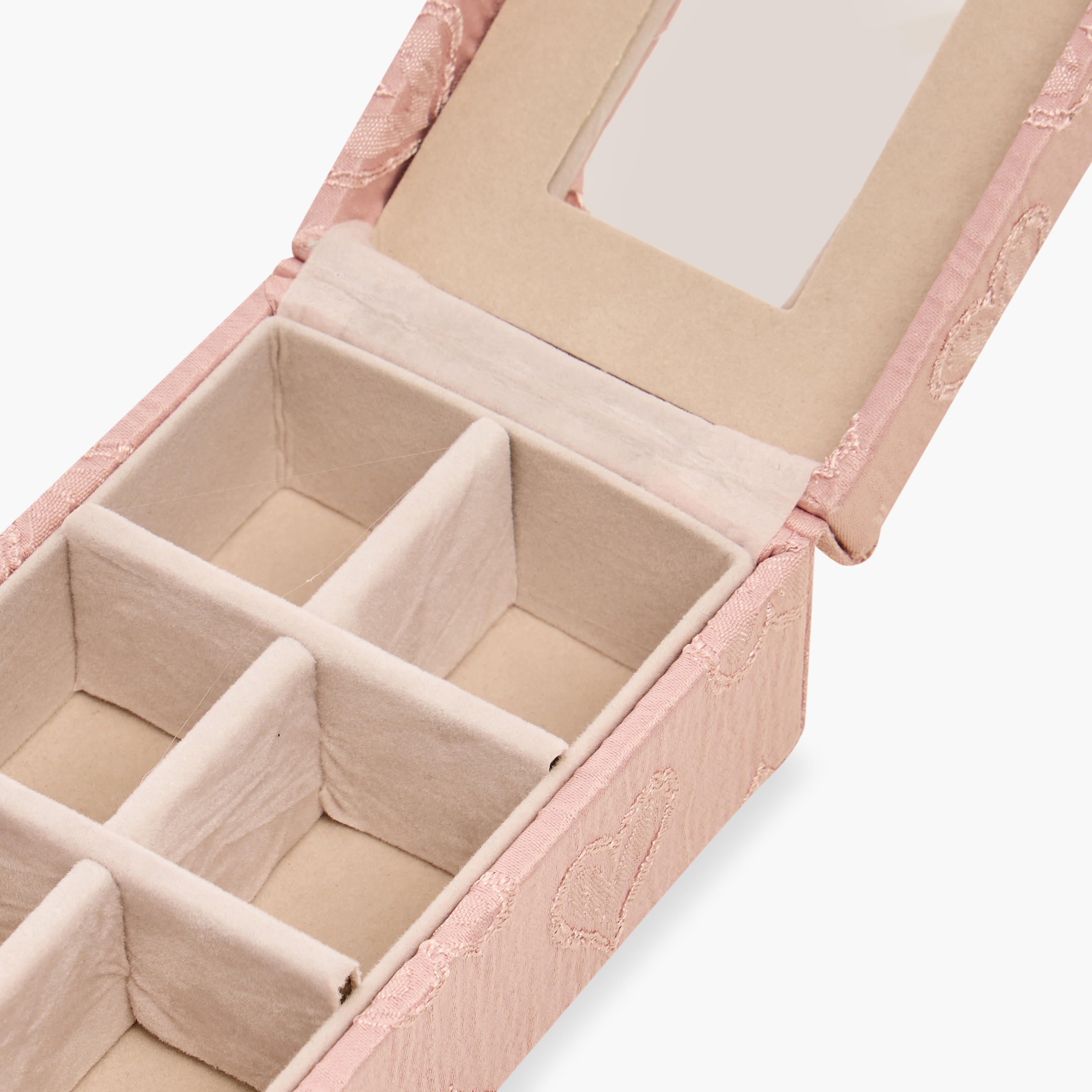 Heart Print Jewellery Organiser - 16x8x5 cms-women-watchesandjewellery-jewellery-storage-image-5