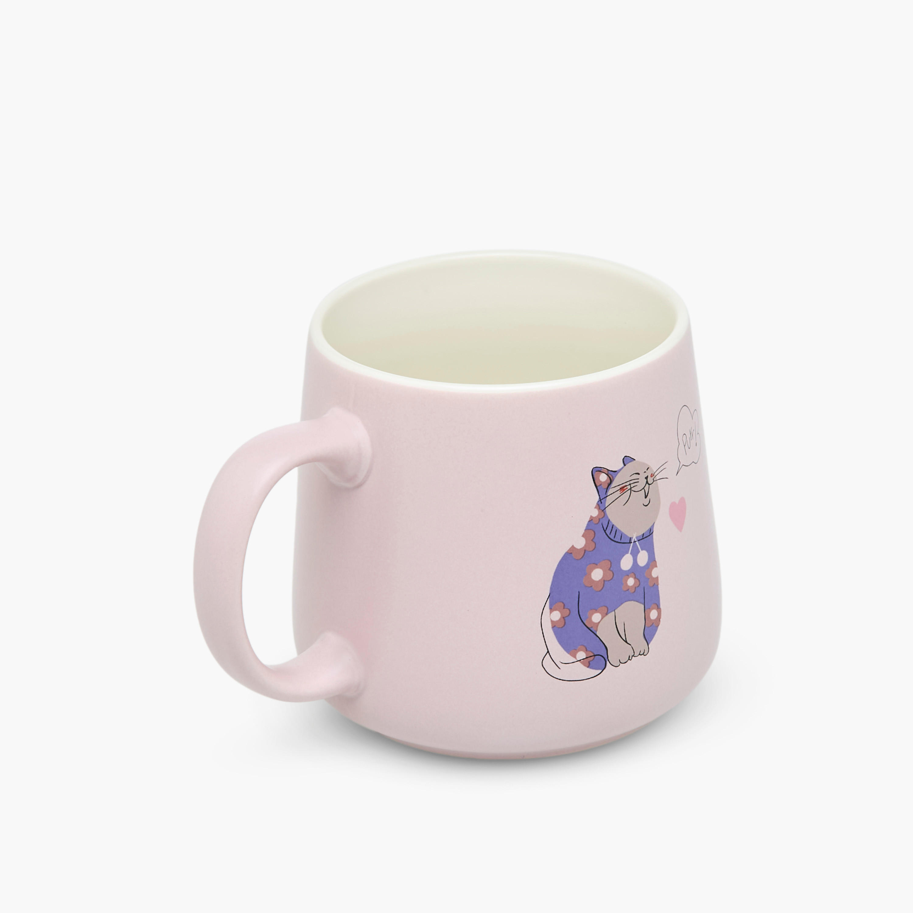 Cat Print New Bone China Mug - 400 ml-household-dining-teaandcoffee-mugsandcups-image-2