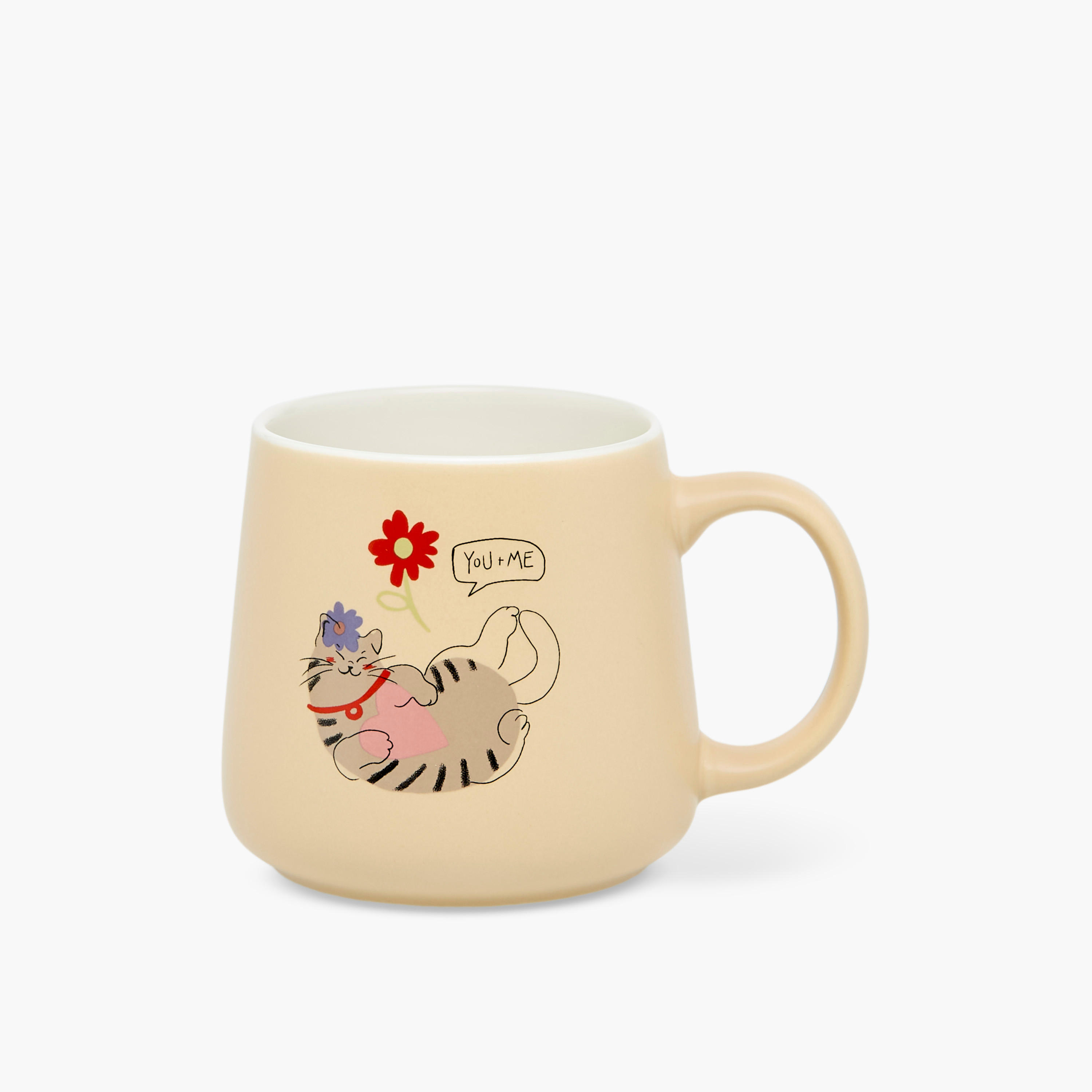 Cat Print New Bone China Mug - 400 ml-household-dining-teaandcoffee-mugsandcups-image-1