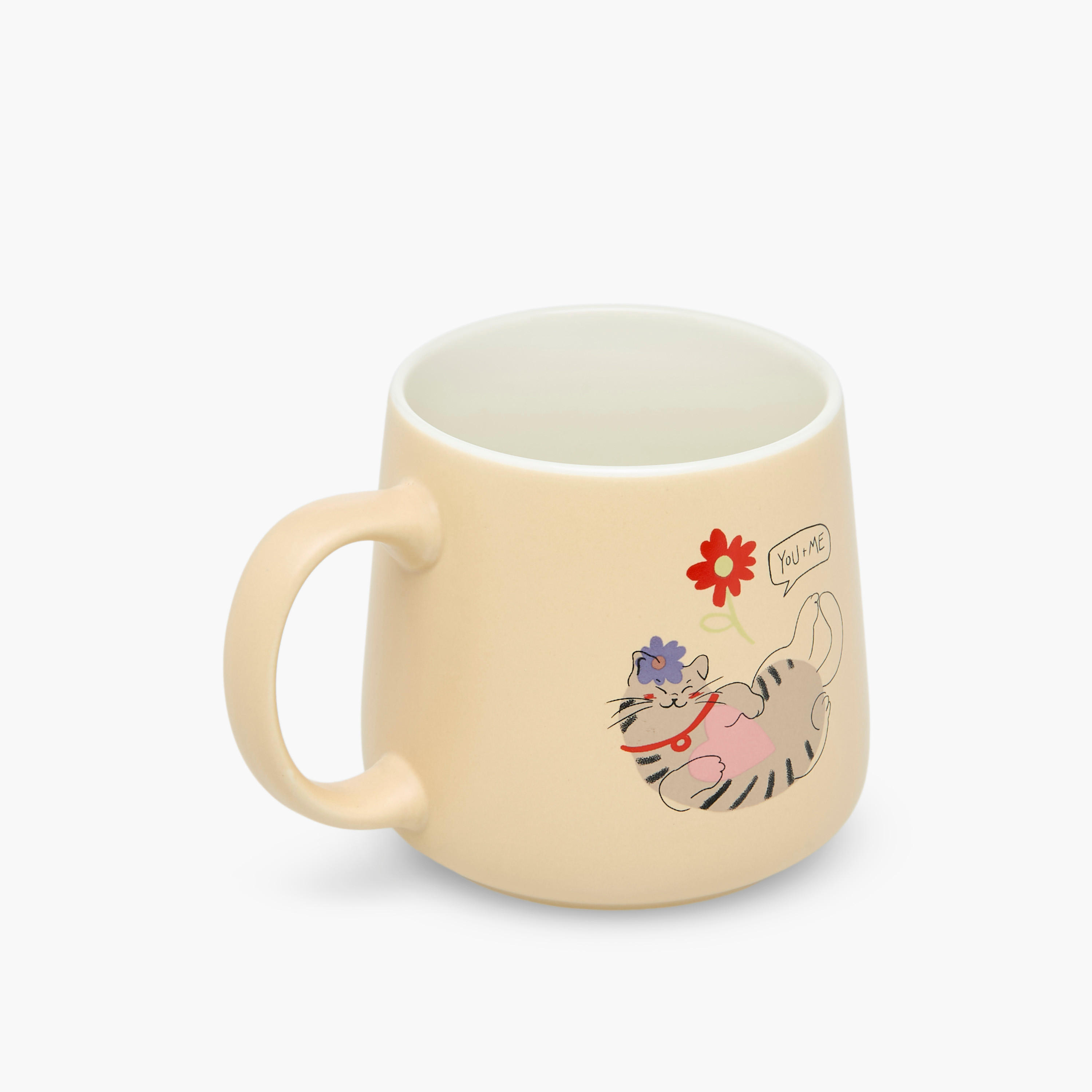 Cat Print New Bone China Mug - 400 ml-household-dining-teaandcoffee-mugsandcups-image-3
