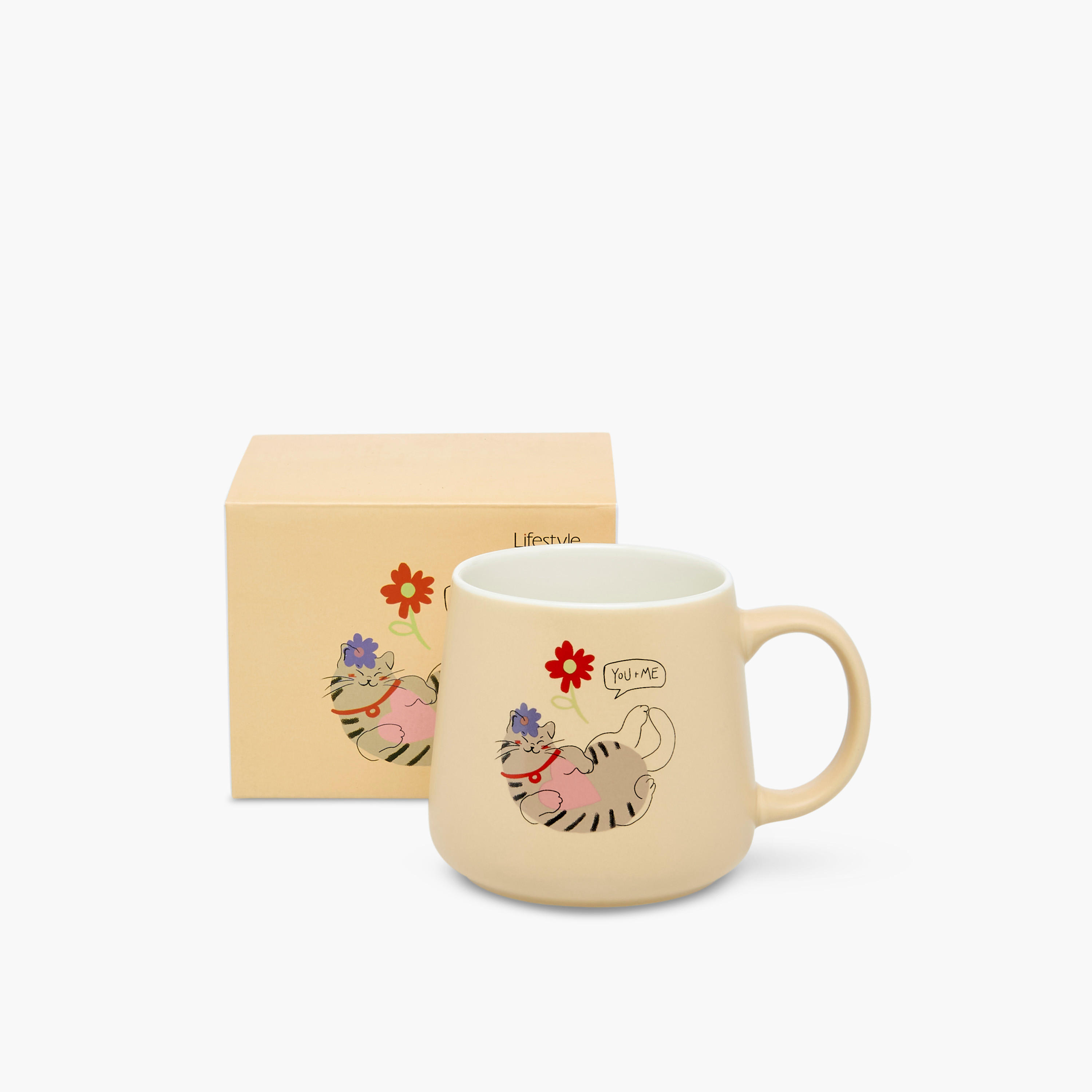 Cat Print New Bone China Mug - 400 ml-household-dining-teaandcoffee-mugsandcups-image-4