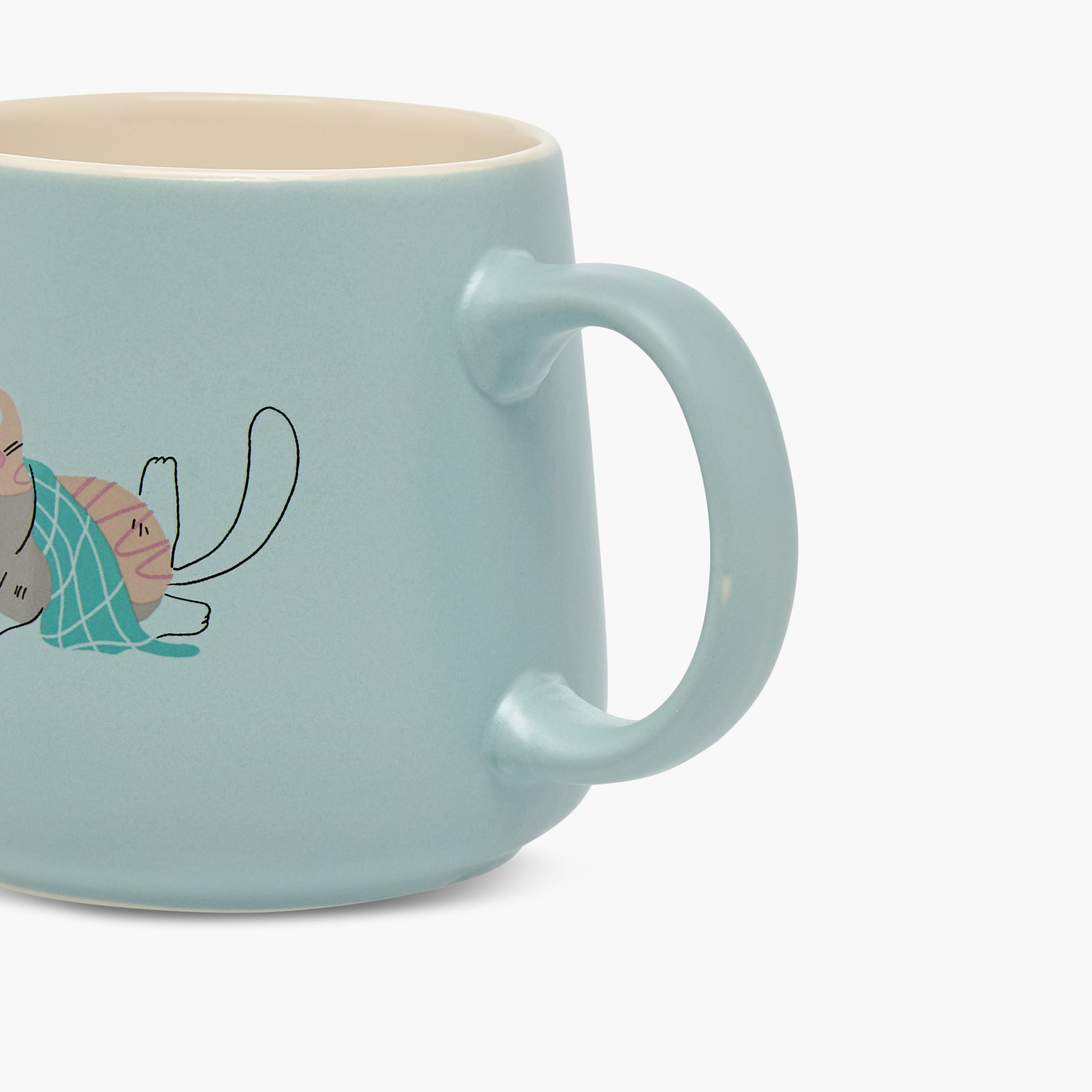 Cat Print New Bone China Mug - 400 ml-household-dining-teaandcoffee-mugsandcups-image-2