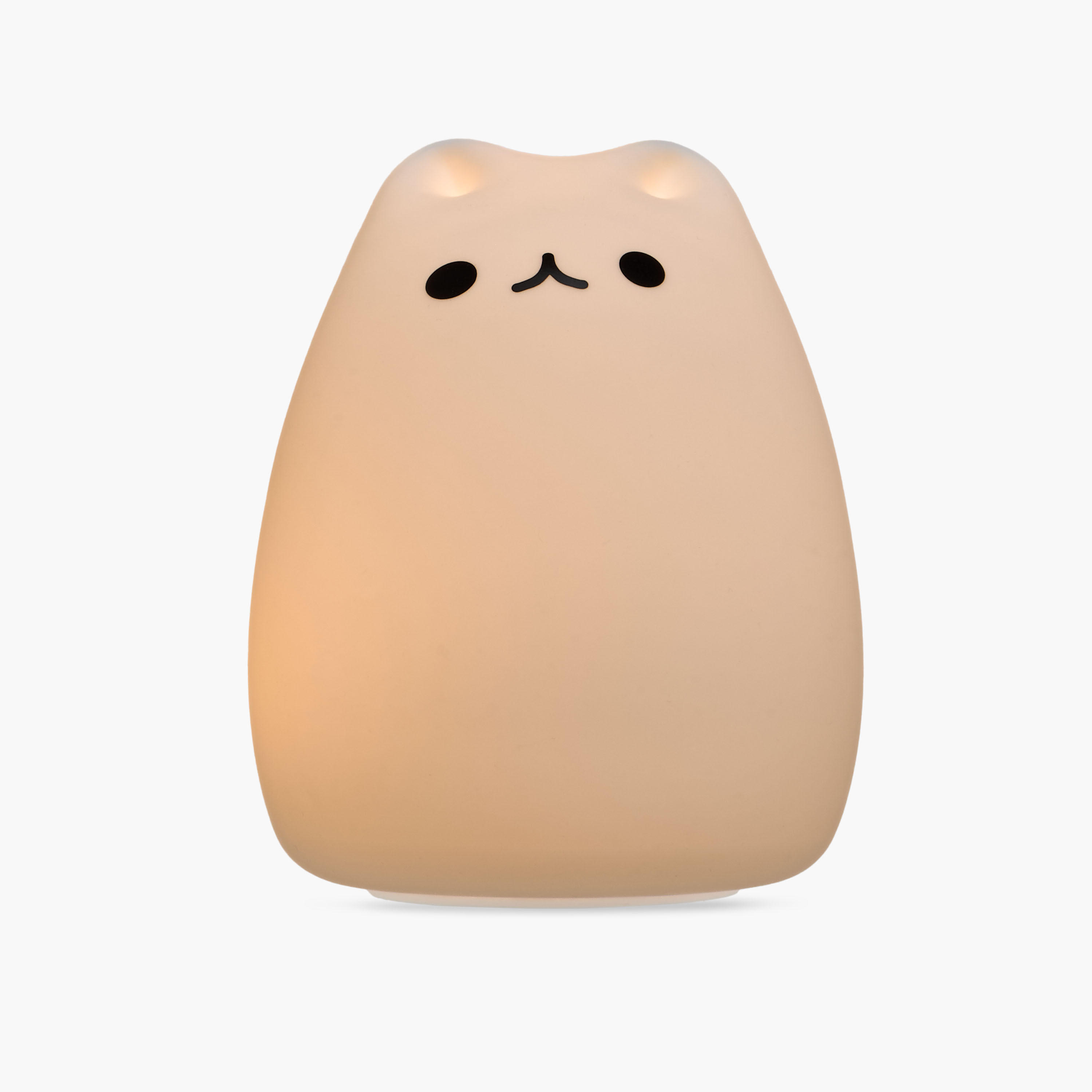 Silicone Squishy Cat LED Night Light-baby-nursery-roomdecor-image-2