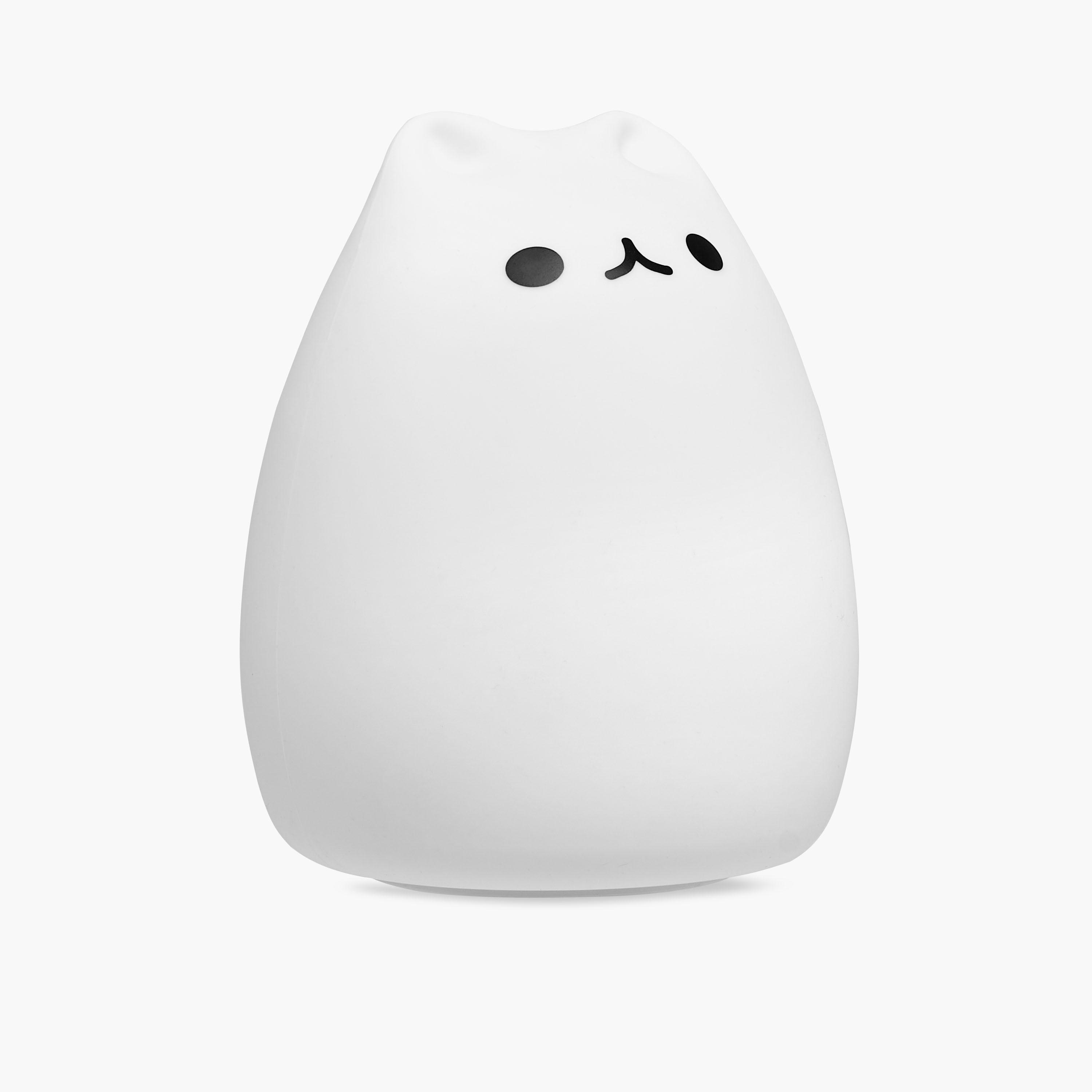Silicone Squishy Cat LED Night Light-baby-nursery-roomdecor-image-3