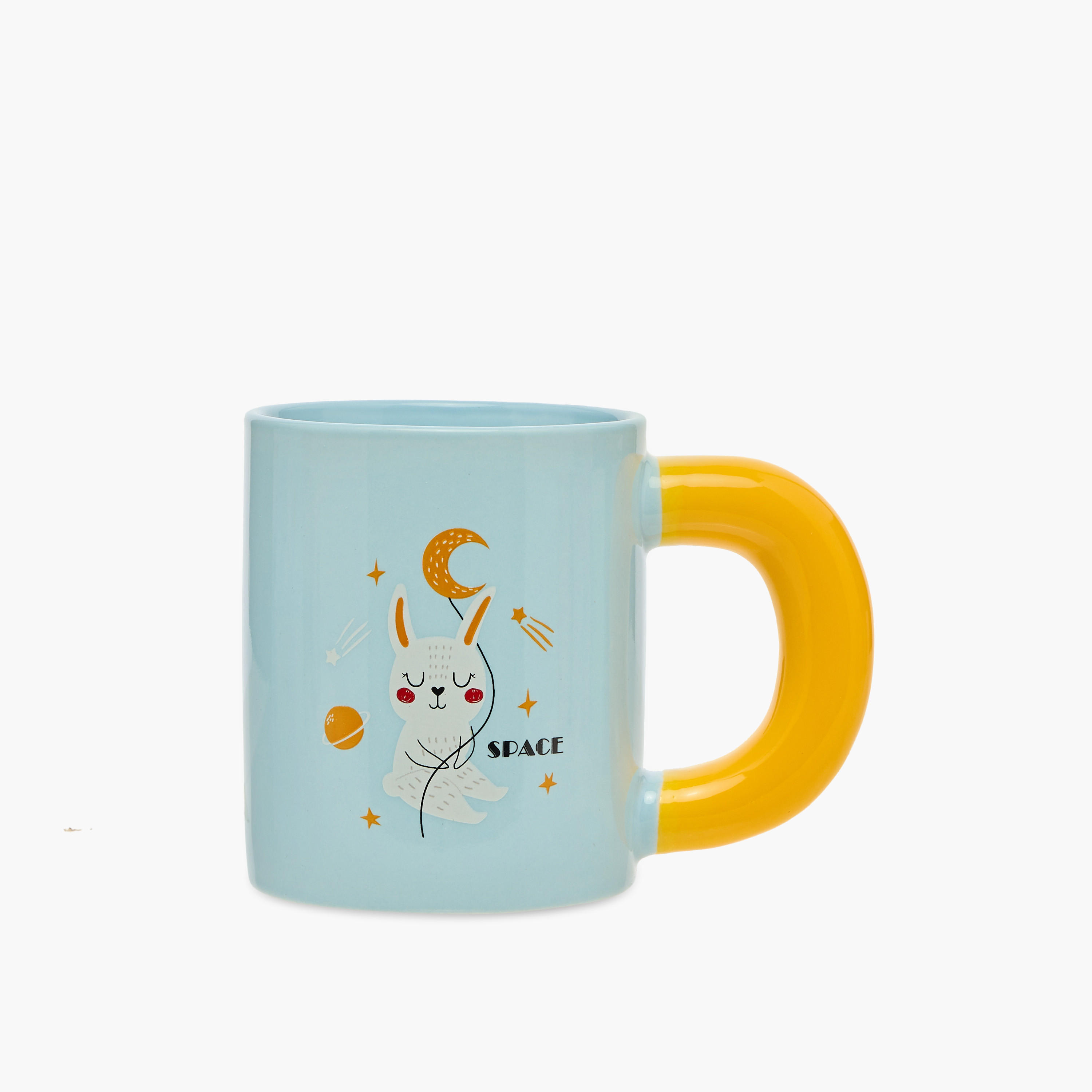 Space Cat Print New Bone China Mug with Handle - 420 ml-household-dining-teaandcoffee-mugsandcups-image-1