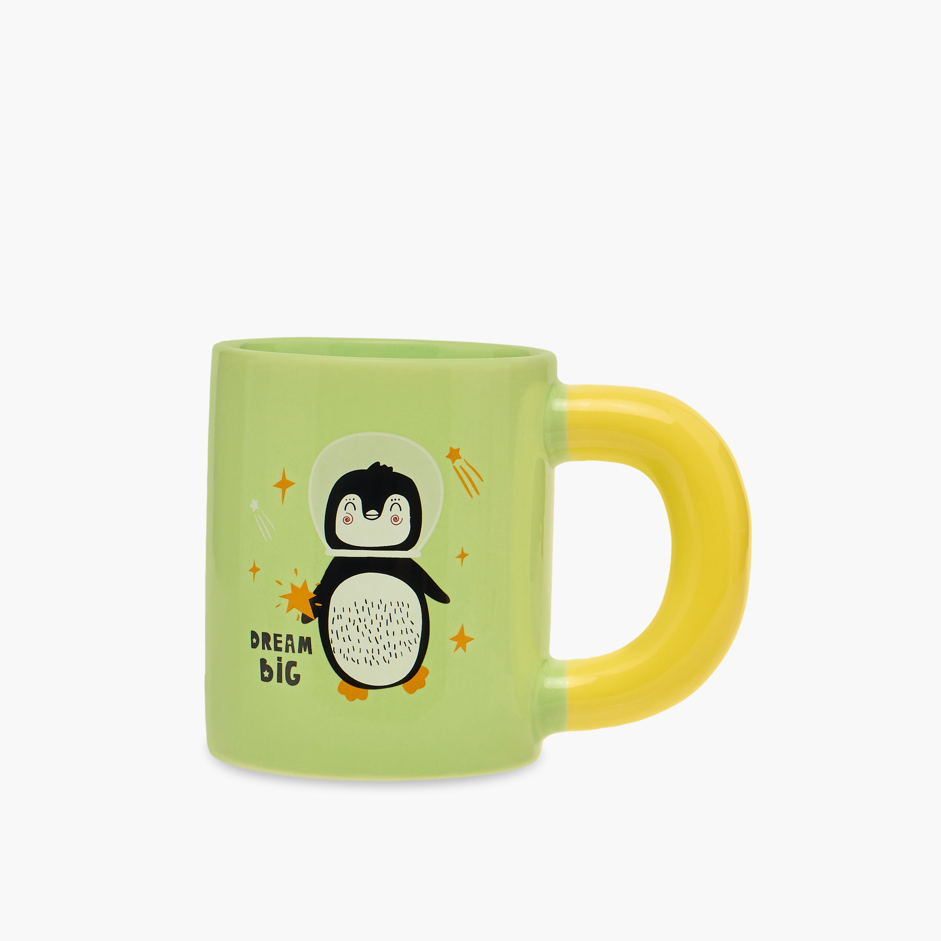 Dream Big Penguin Print Mug with Handle - 420 ml-household-dining-teaandcoffee-mugsandcups-image-1
