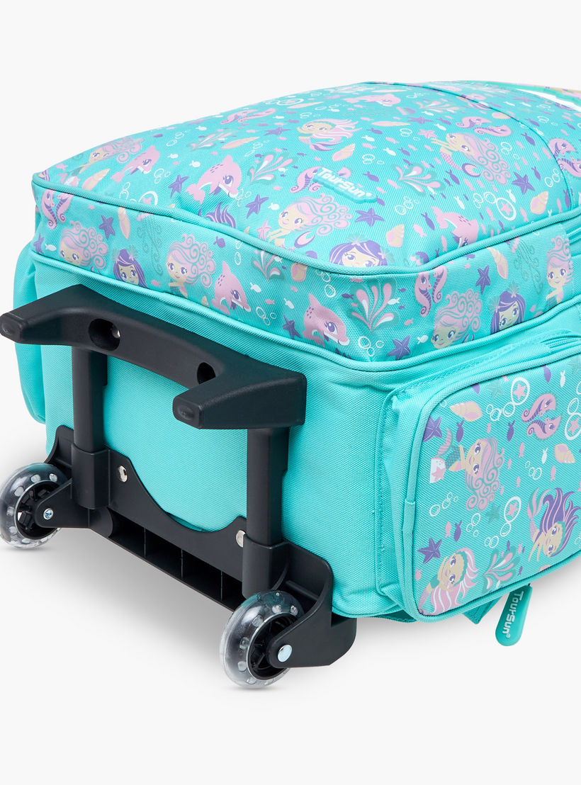شنطة ترولي للبنات 5-8 سنوات بأحزمة كتف مبطّنة وتصميم ميرميد من تورسن-school-bagsandbackpacks-trolleybags-image-13