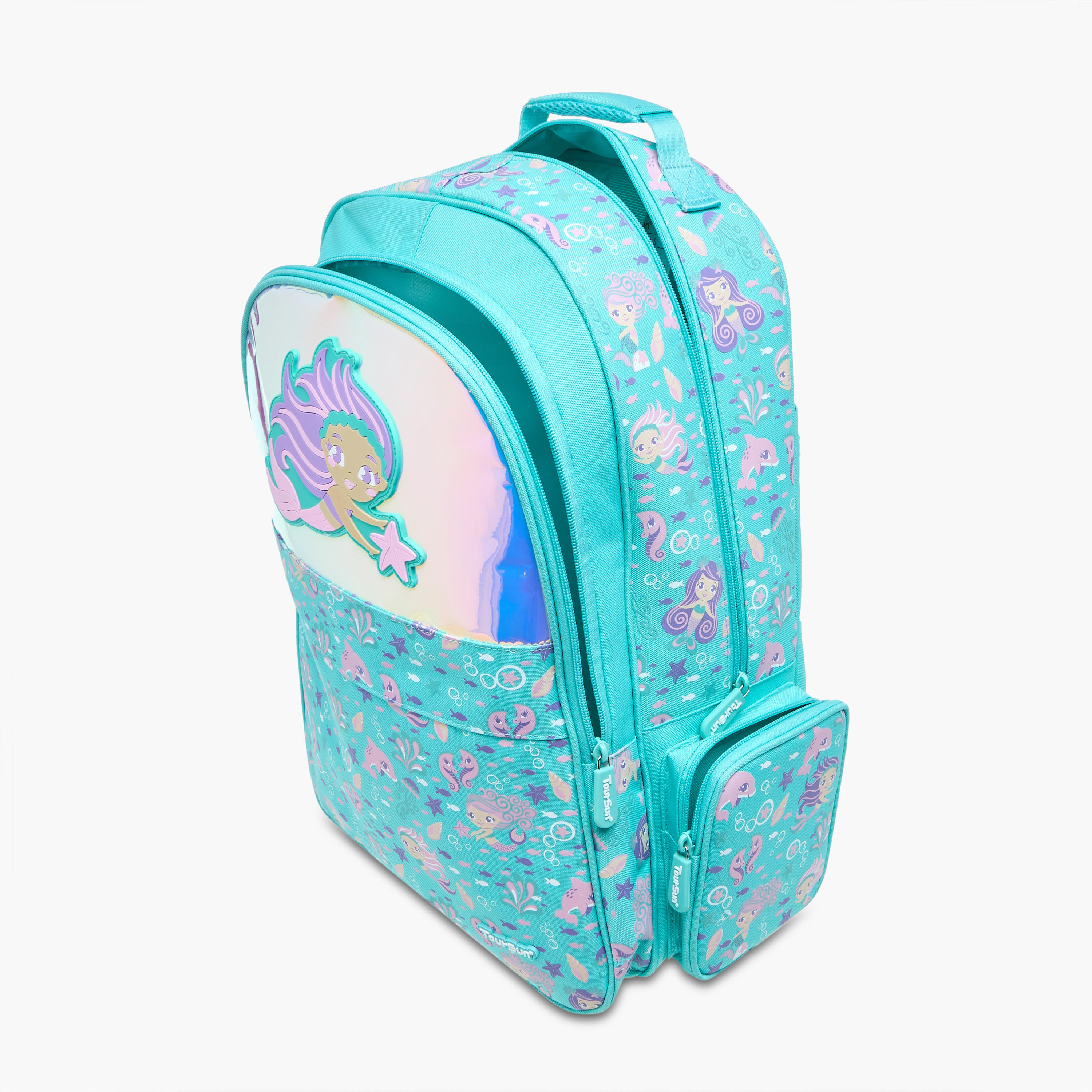 شنطة ترولي للبنات 5-8 سنوات بأحزمة كتف مبطّنة وتصميم ميرميد من تورسن-school-bagsandbackpacks-trolleybags-image-15