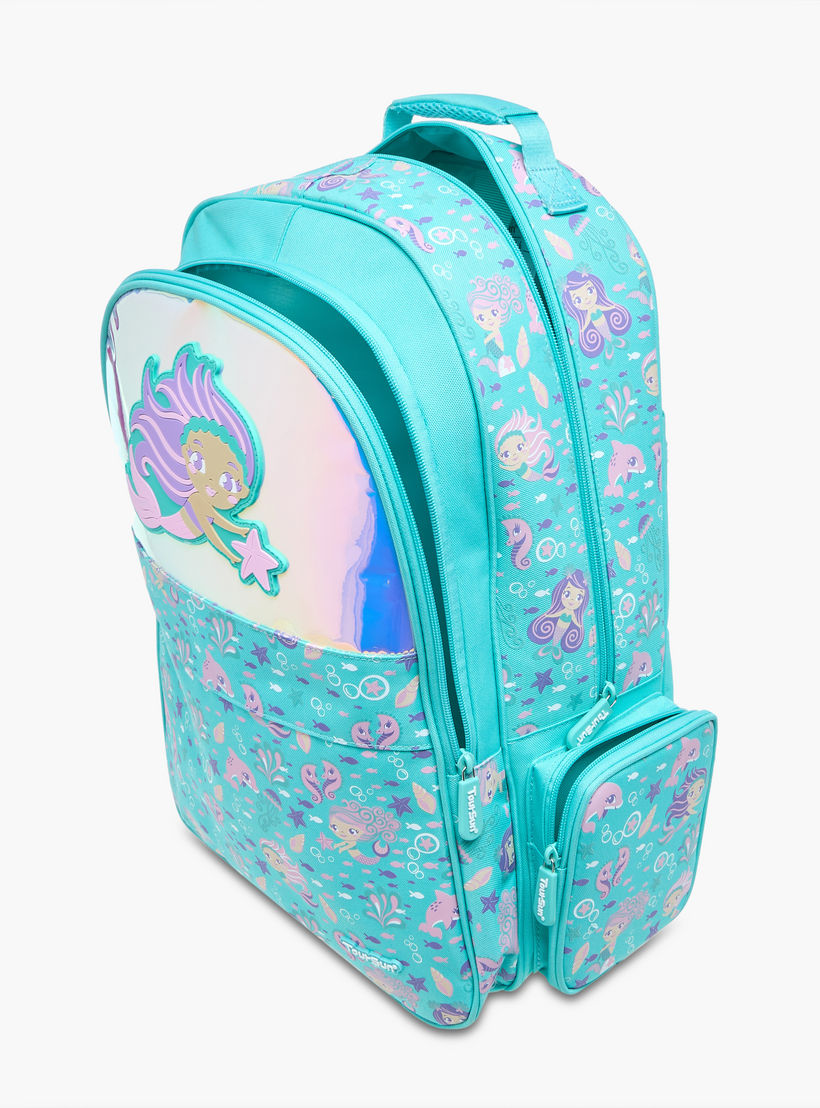 شنطة ترولي للبنات 5-8 سنوات بأحزمة كتف مبطّنة وتصميم ميرميد من تورسن-school-bagsandbackpacks-trolleybags-image-15