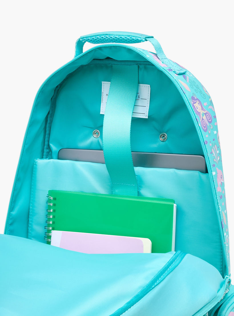 شنطة ترولي للبنات 5-8 سنوات بأحزمة كتف مبطّنة وتصميم ميرميد من تورسن-school-bagsandbackpacks-trolleybags-image-16
