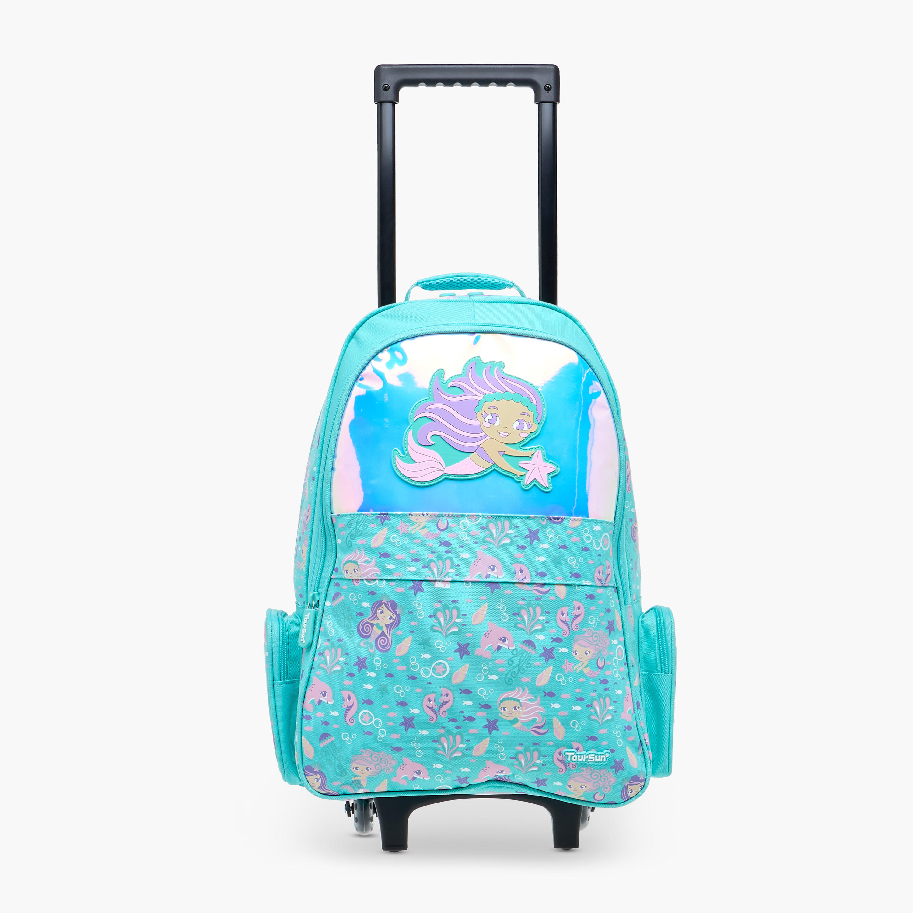 شنطة ترولي للبنات 5-8 سنوات بأحزمة كتف مبطّنة وتصميم ميرميد من تورسن-school-bagsandbackpacks-trolleybags-image-9