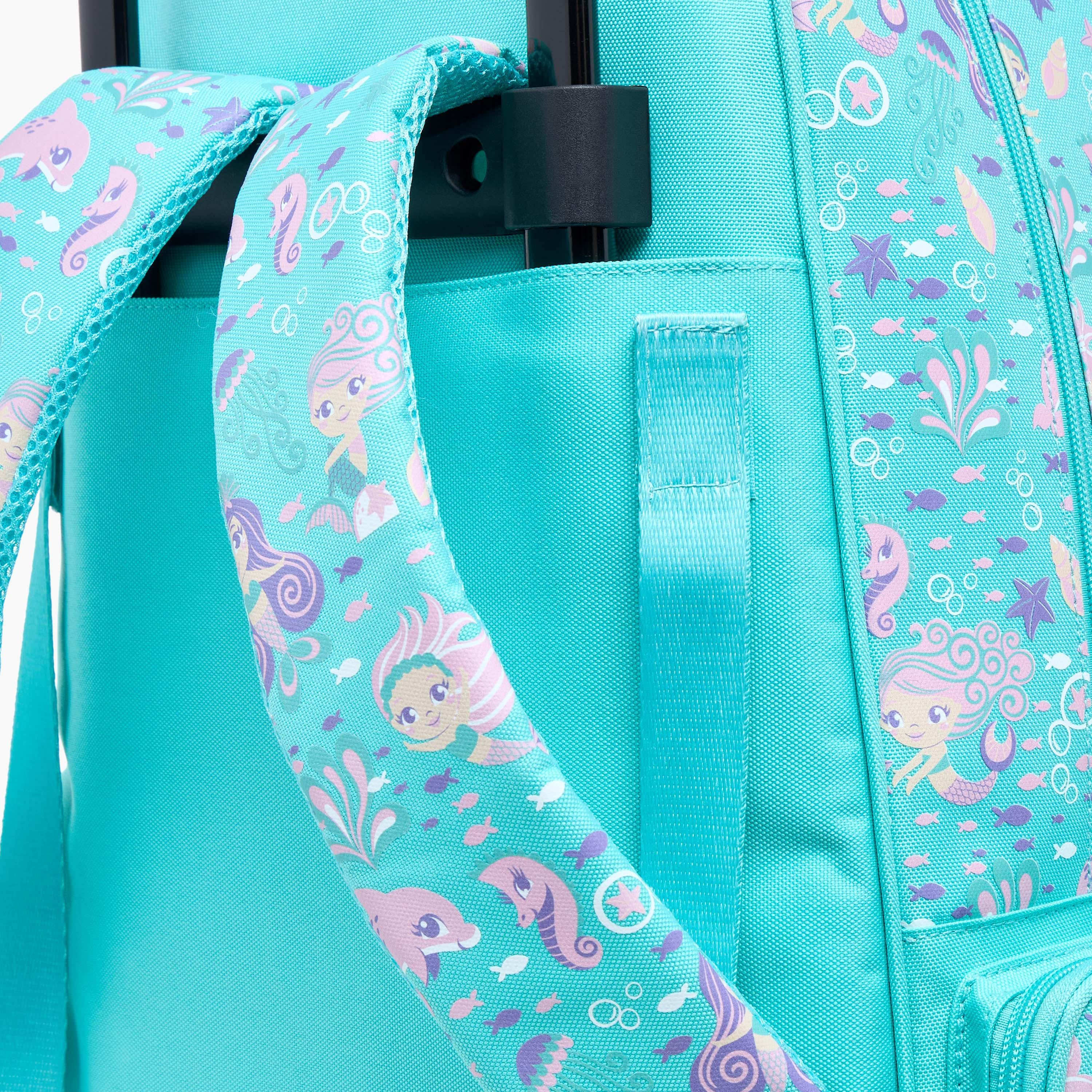 شنطة ترولي للبنات 5-8 سنوات بأحزمة كتف مبطّنة وتصميم ميرميد من تورسن-school-bagsandbackpacks-trolleybags-image-11
