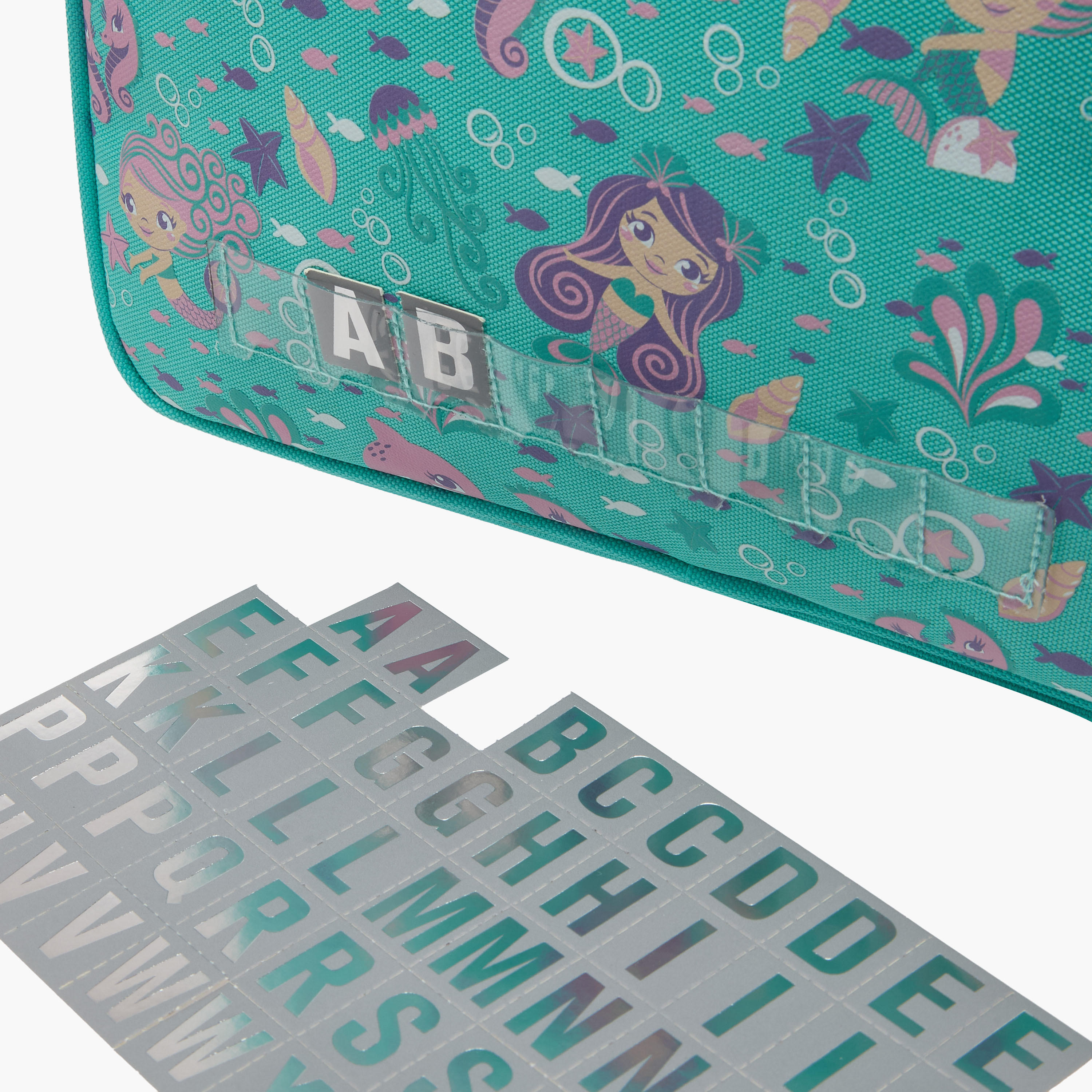 Toursun Mermaid Print Lunch Bag with Top Handle and Zip Closure-school-lunchessentials-lunchbags-image-6