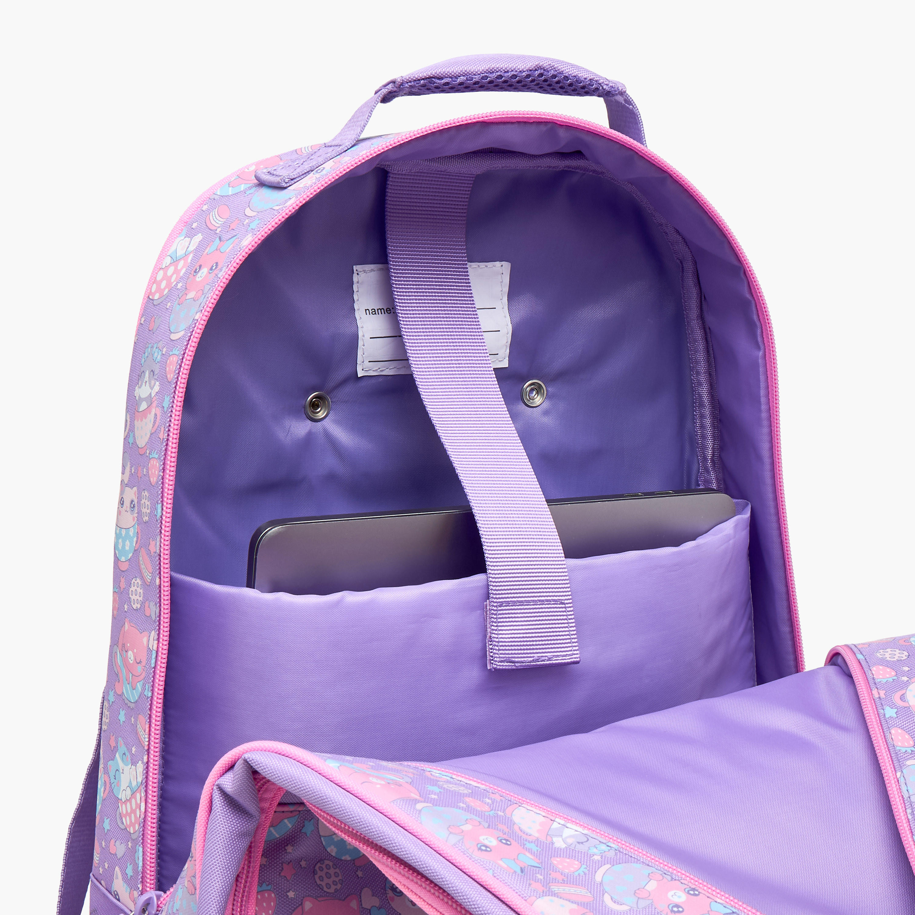 Toursun Cats Trolley Bag for Girls 5-8 Years with Padded Shoulder Straps -school-bagsandbackpacks-trolleybags-image-14