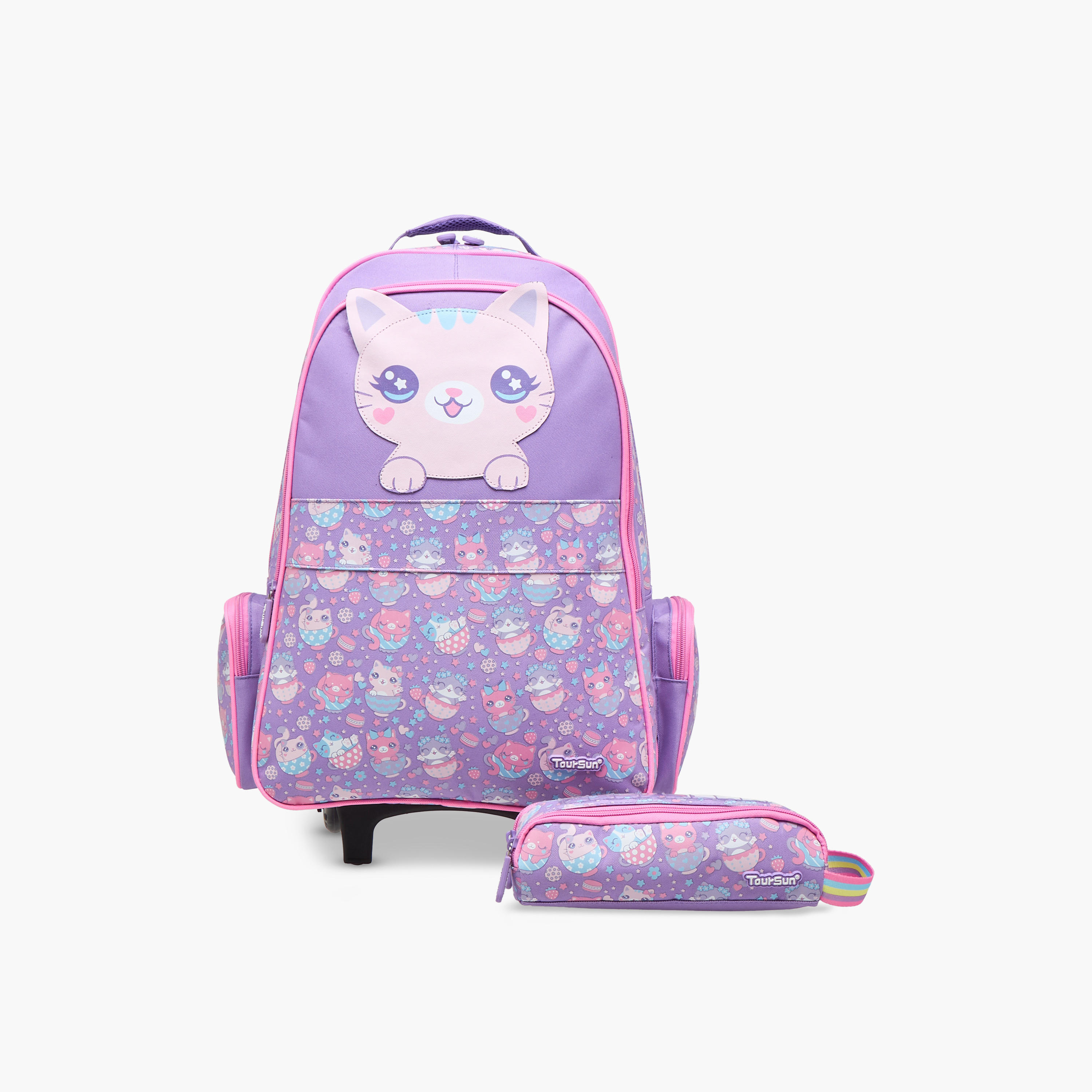 Toursun Printed Pencil Pouch with Zip Closure-school-stationery-pencilcases-image-10