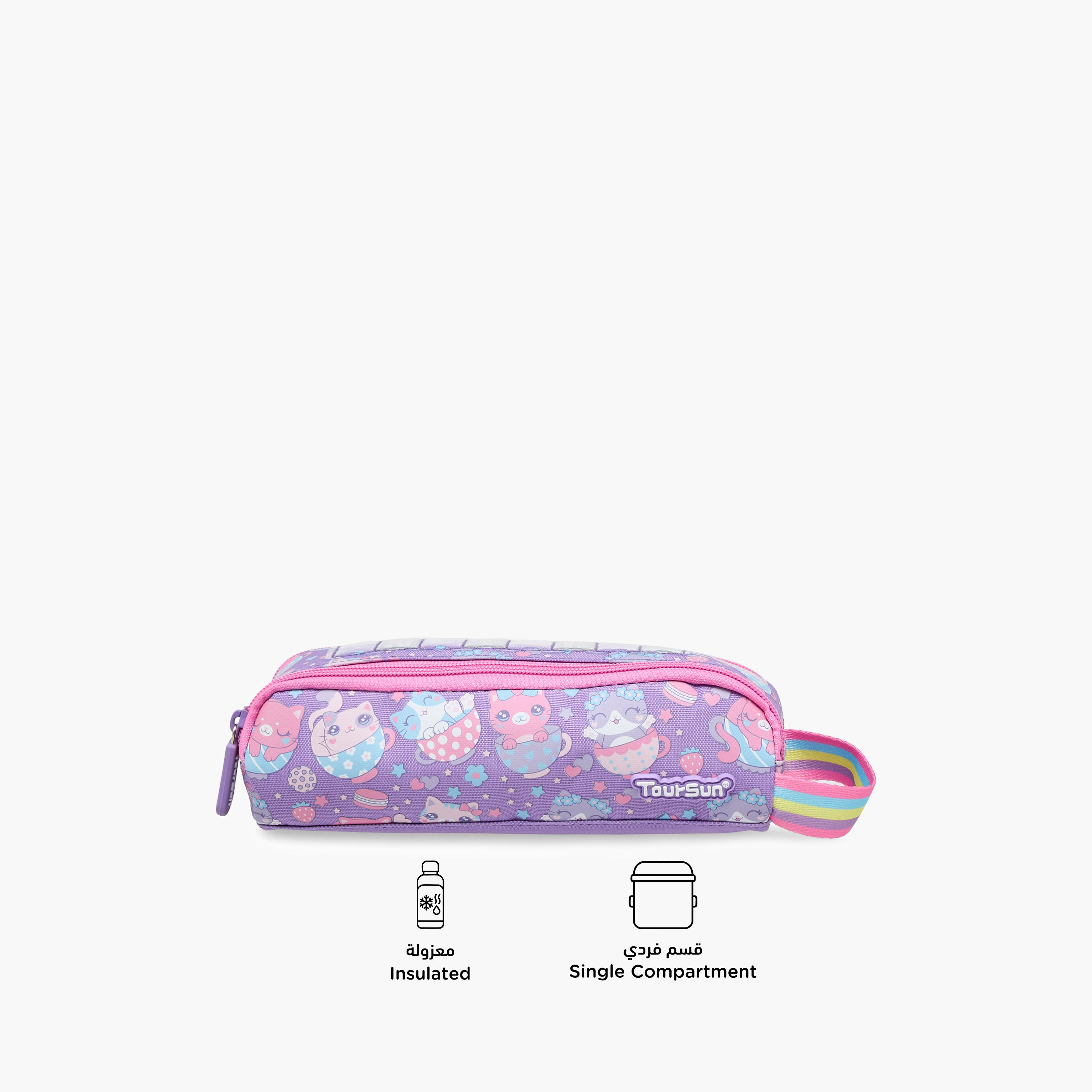 Toursun Printed Pencil Pouch with Zip Closure-school-stationery-pencilcases-image-4