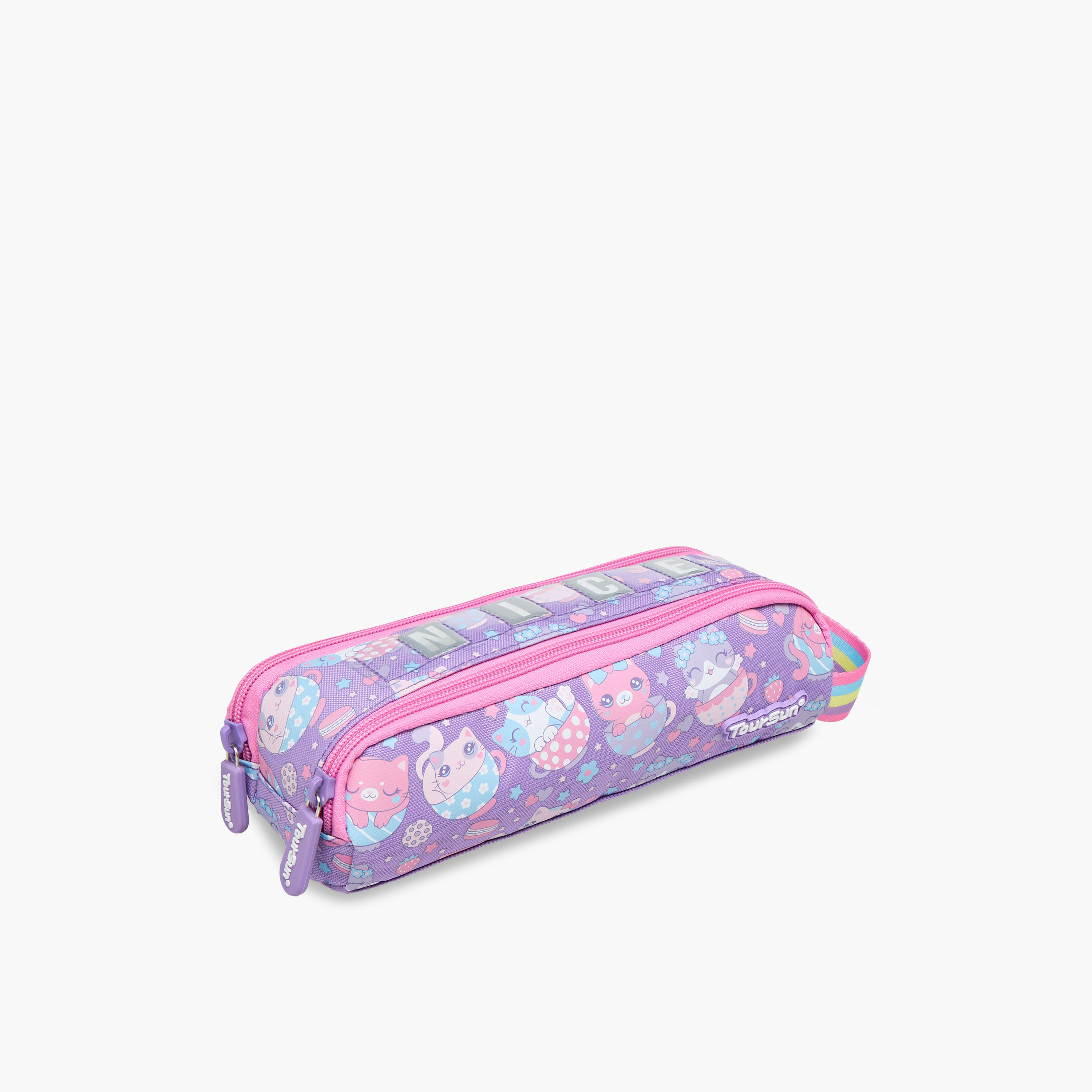 Toursun Printed Pencil Pouch with Zip Closure-school-stationery-pencilcases-image-5