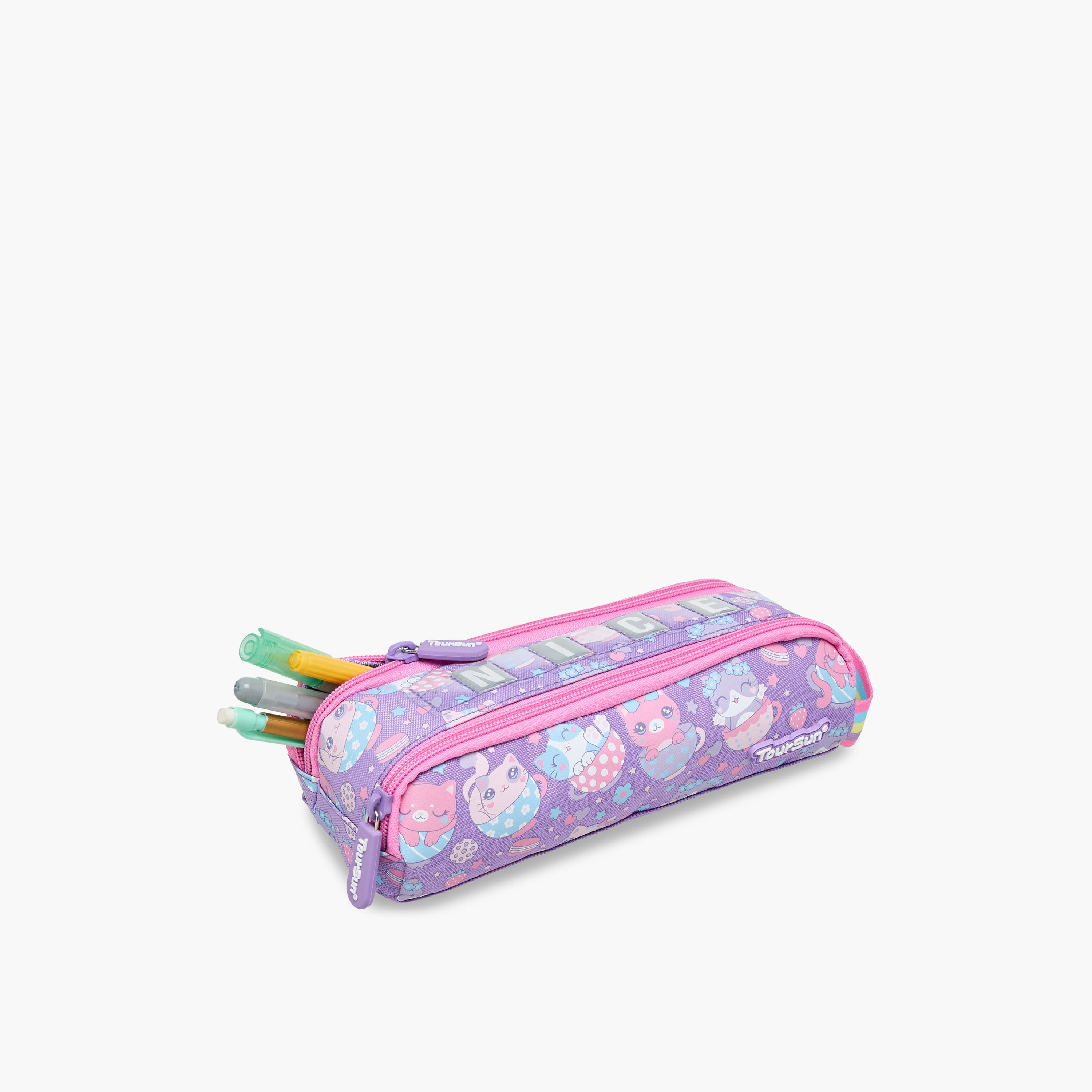 Toursun Printed Pencil Pouch with Zip Closure-school-stationery-pencilcases-image-9