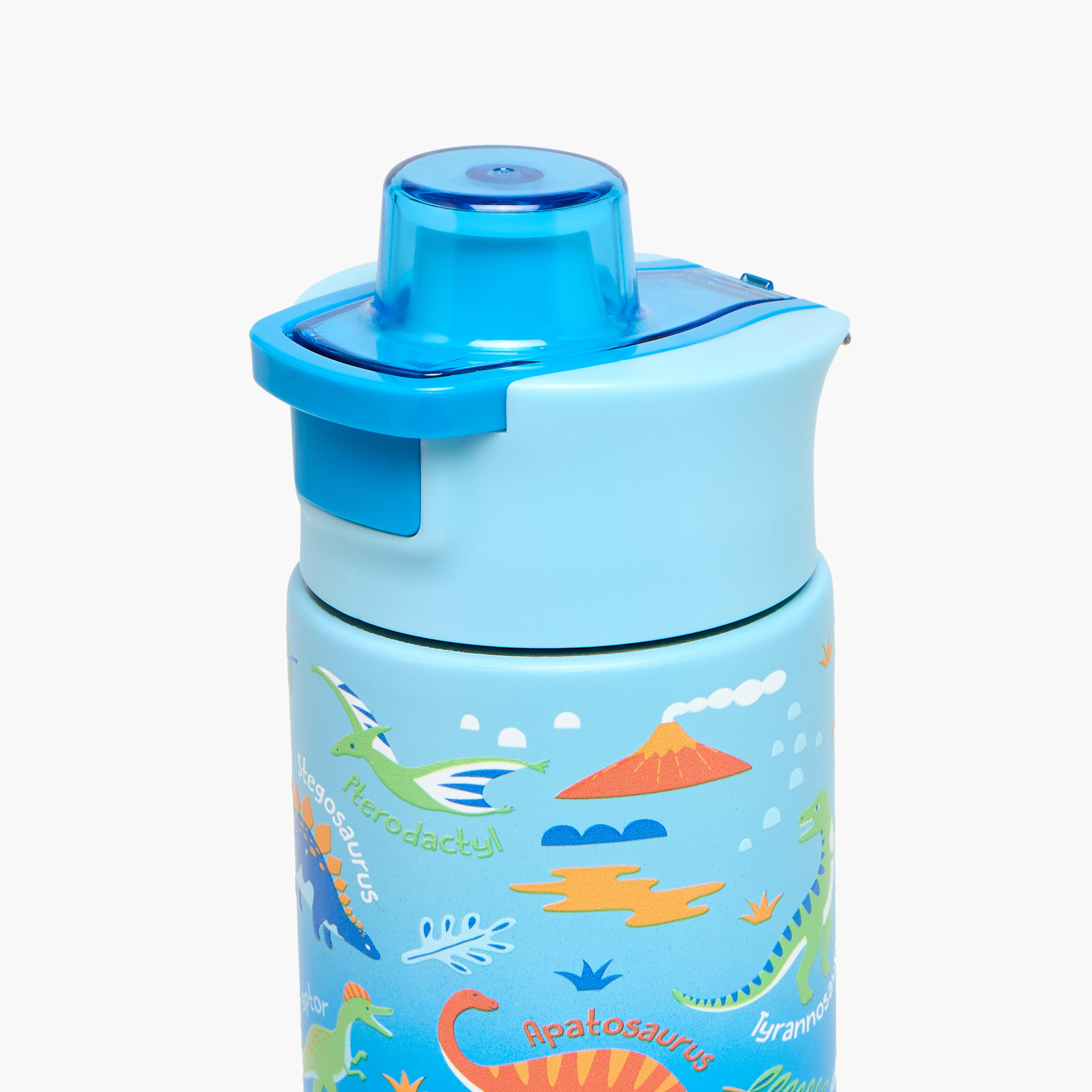 Toursun Dinosaur Stainless Steel Water Bottle with Sipper and Flip-Up Handle – 320 ml-school-waterbottles-image-3