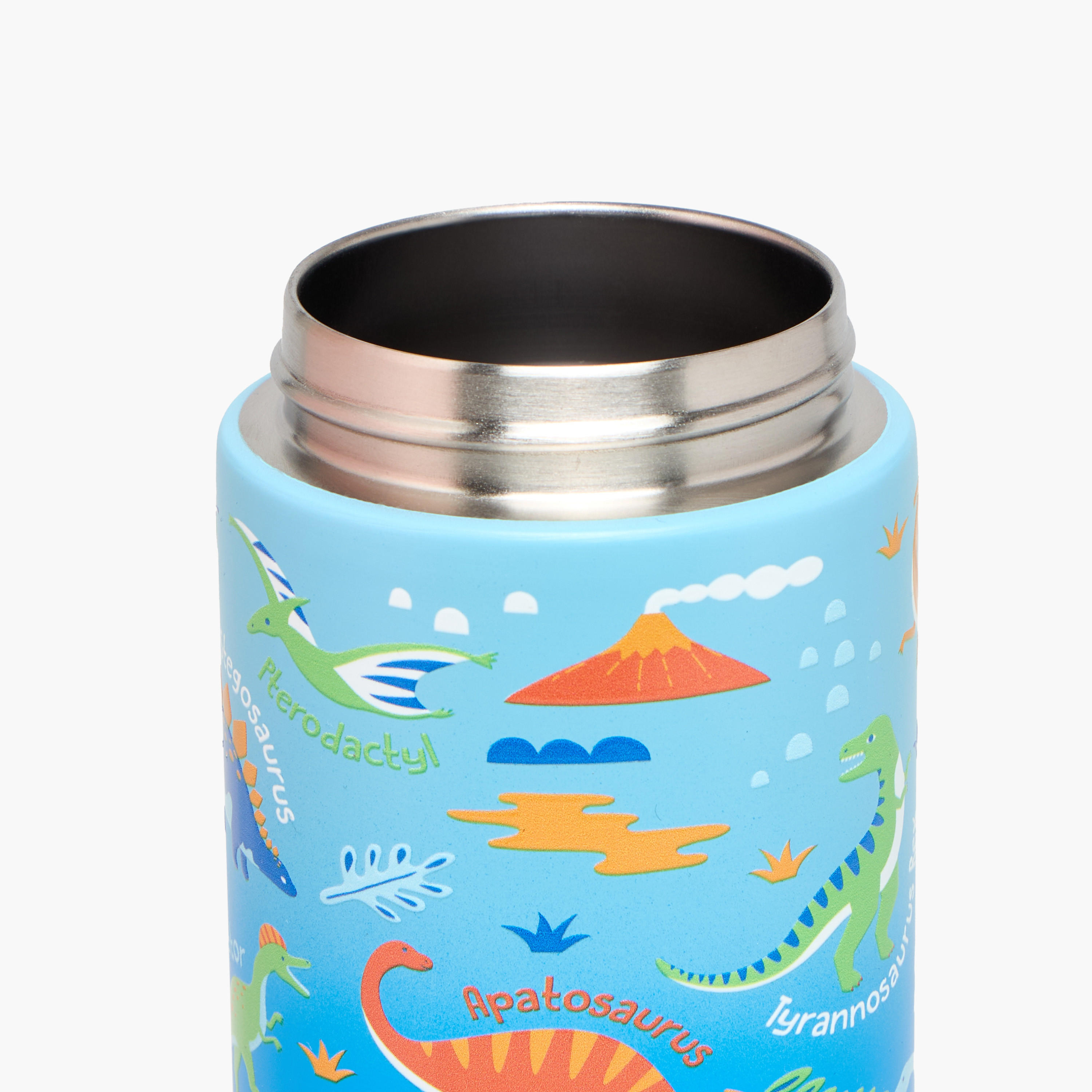 Toursun Dinosaur Stainless Steel Water Bottle with Sipper and Flip-Up Handle – 320 ml-school-waterbottles-image-7