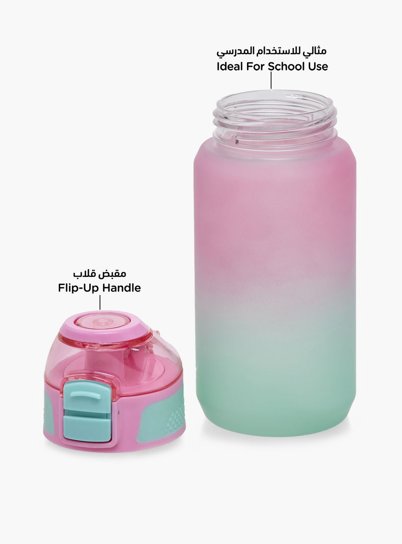 Toursun Ombre Plastic Water Bottle with Flip-Up Handle – 540 ml-school-waterbottles-image-6