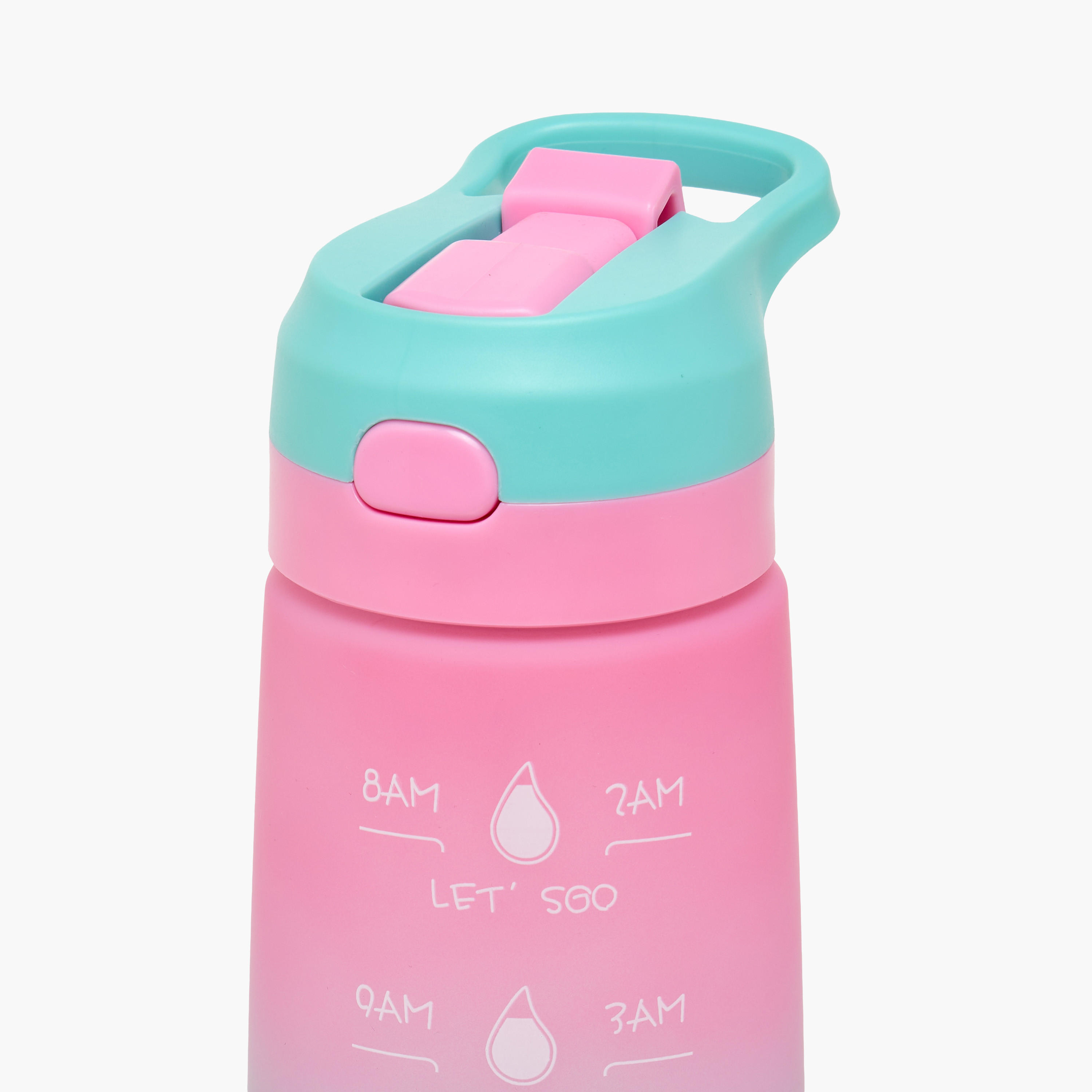 Time Marker Print Water Bottle with Spray-school-waterbottles-image-3