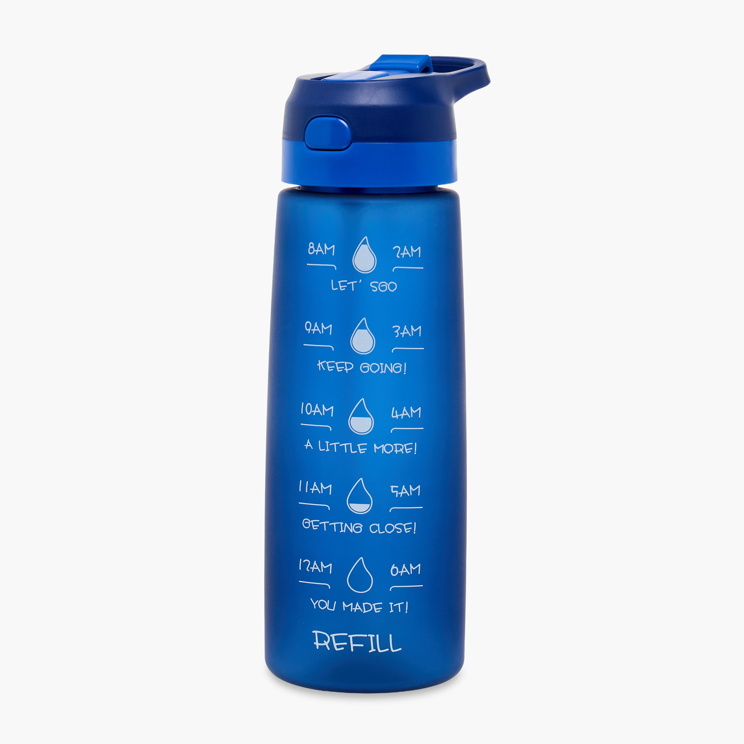 Time Marker Print Water Bottle with Spray- 750 ml-household-dining-drinkserveware-bottles-image-1