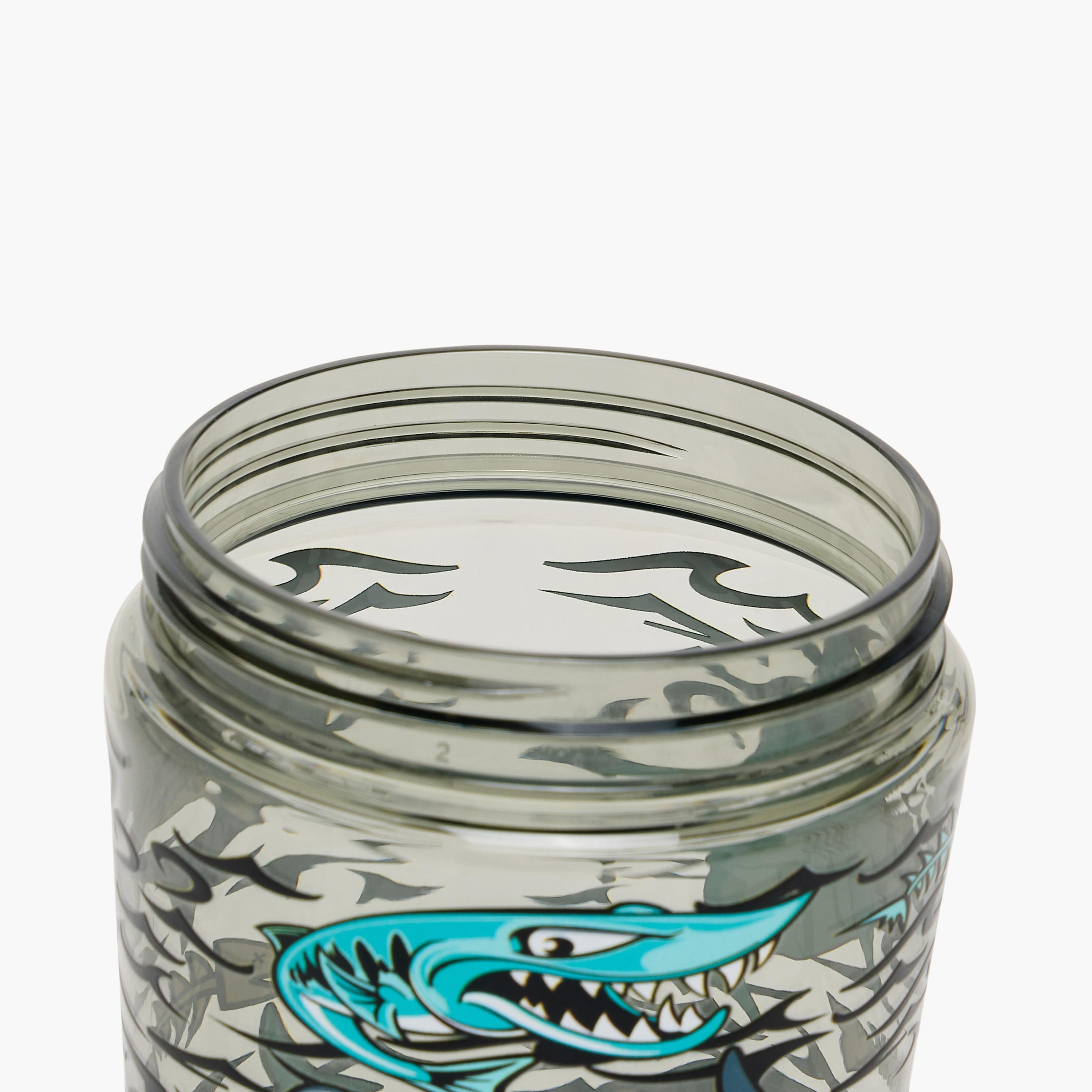 Shark Print Sipper with Straw - 480 ml-school-waterbottles-image-5
