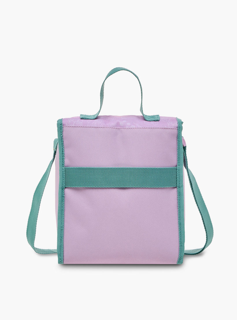 Roll Road Floral Print Lunch Bag with Handle and Side Release Buckle Closure-school-lunchessentials-lunchbags-image-3