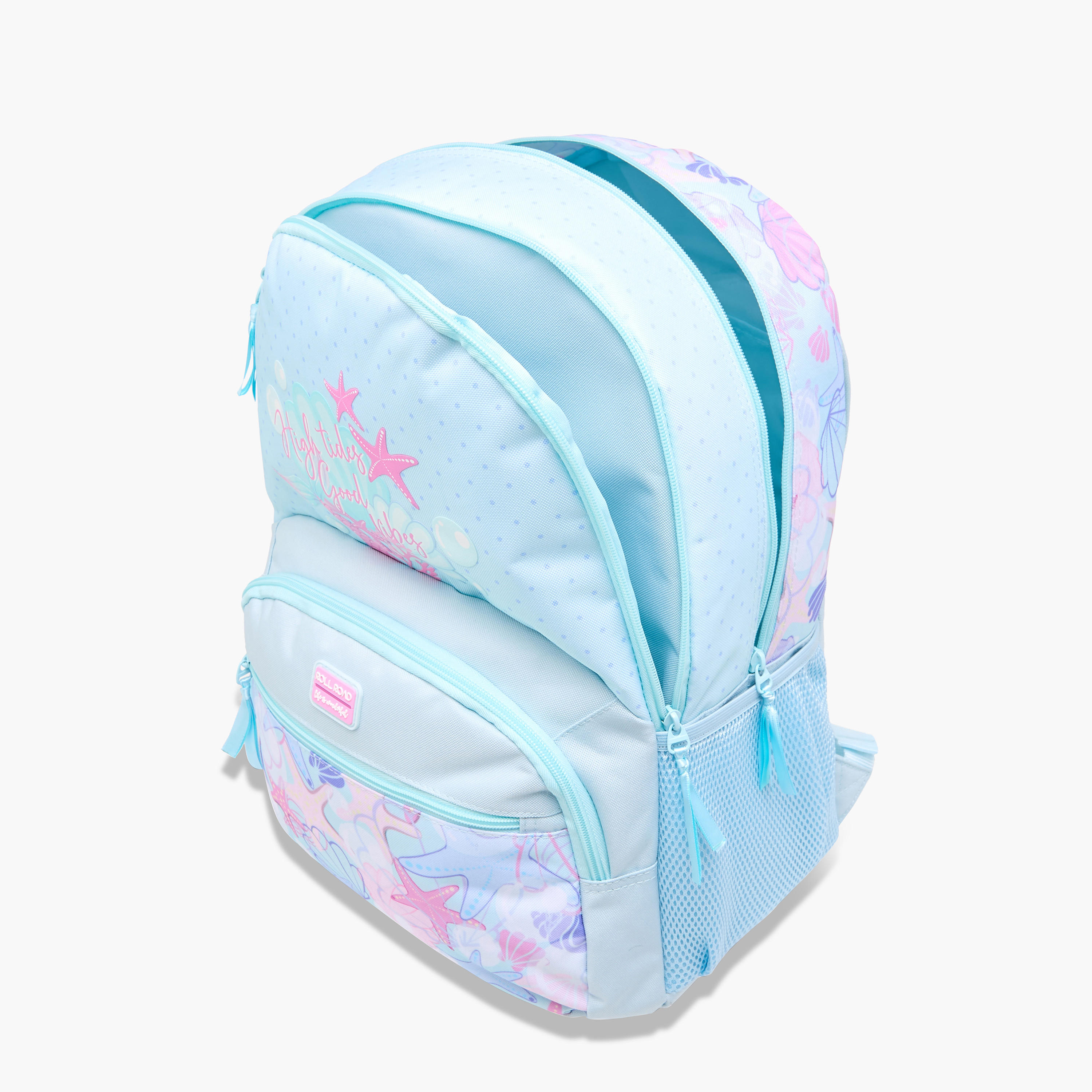 Roll Road Printed Backpack with Adjustable Straps and Zip Closure - 33x46x17 cms-school-bagsandbackpacks-backpacks-image-12