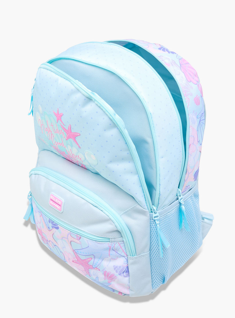 Roll Road Printed Backpack with Adjustable Straps and Zip Closure - 33x46x17 cms-school-bagsandbackpacks-backpacks-image-12