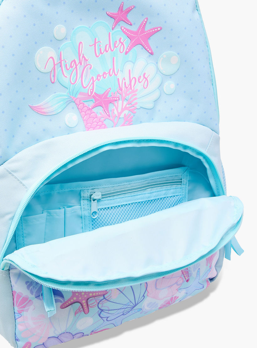 Roll Road Printed Backpack with Adjustable Straps and Zip Closure - 33x46x17 cms-school-bagsandbackpacks-backpacks-image-13