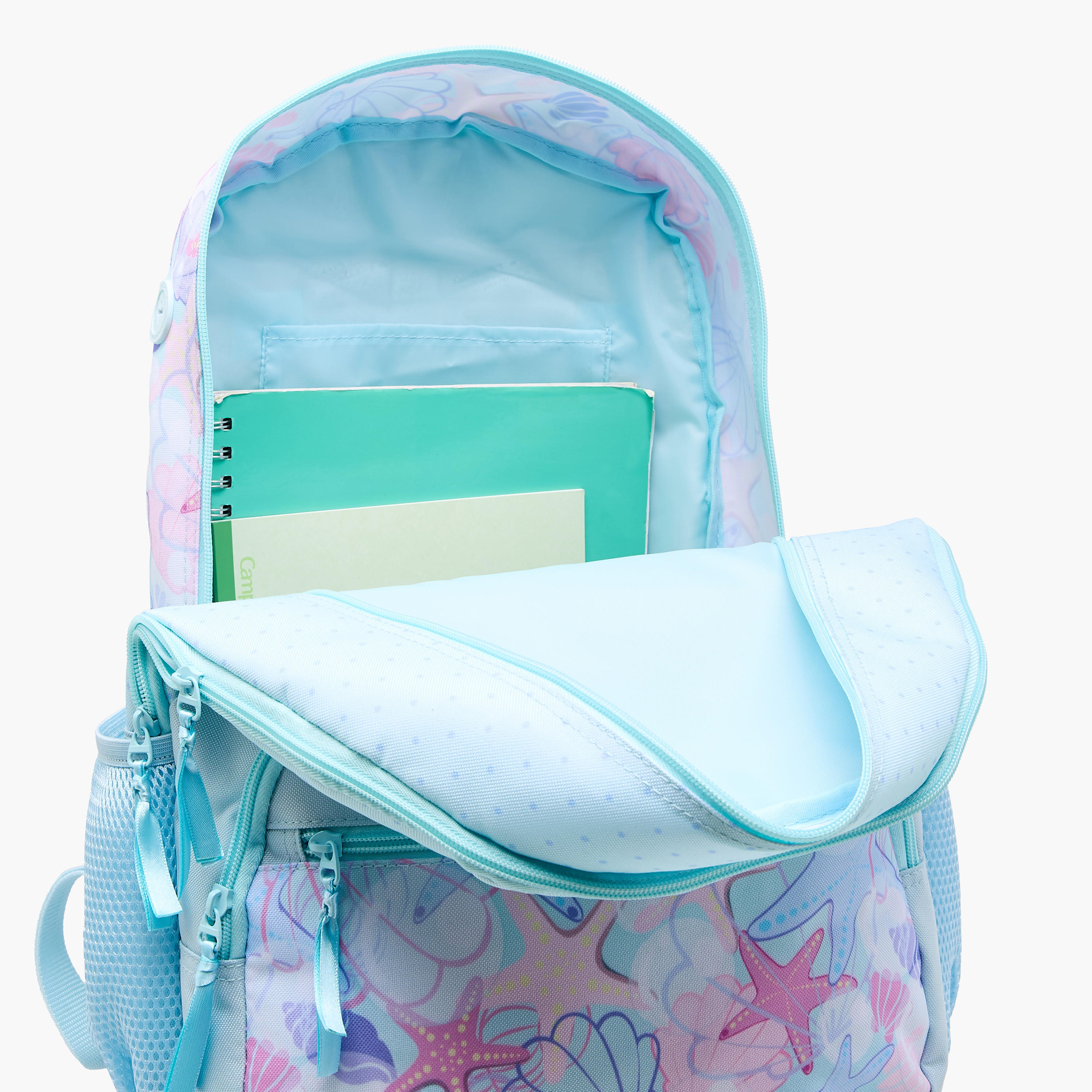Roll Road Printed Backpack with Adjustable Straps and Zip Closure - 33x46x17 cms-school-bagsandbackpacks-backpacks-image-14