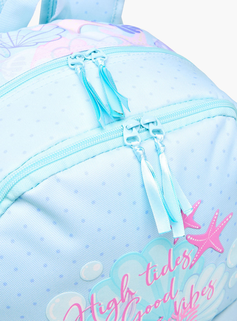 Roll Road Printed Backpack with Adjustable Straps and Zip Closure - 33x46x17 cms-school-bagsandbackpacks-backpacks-image-9