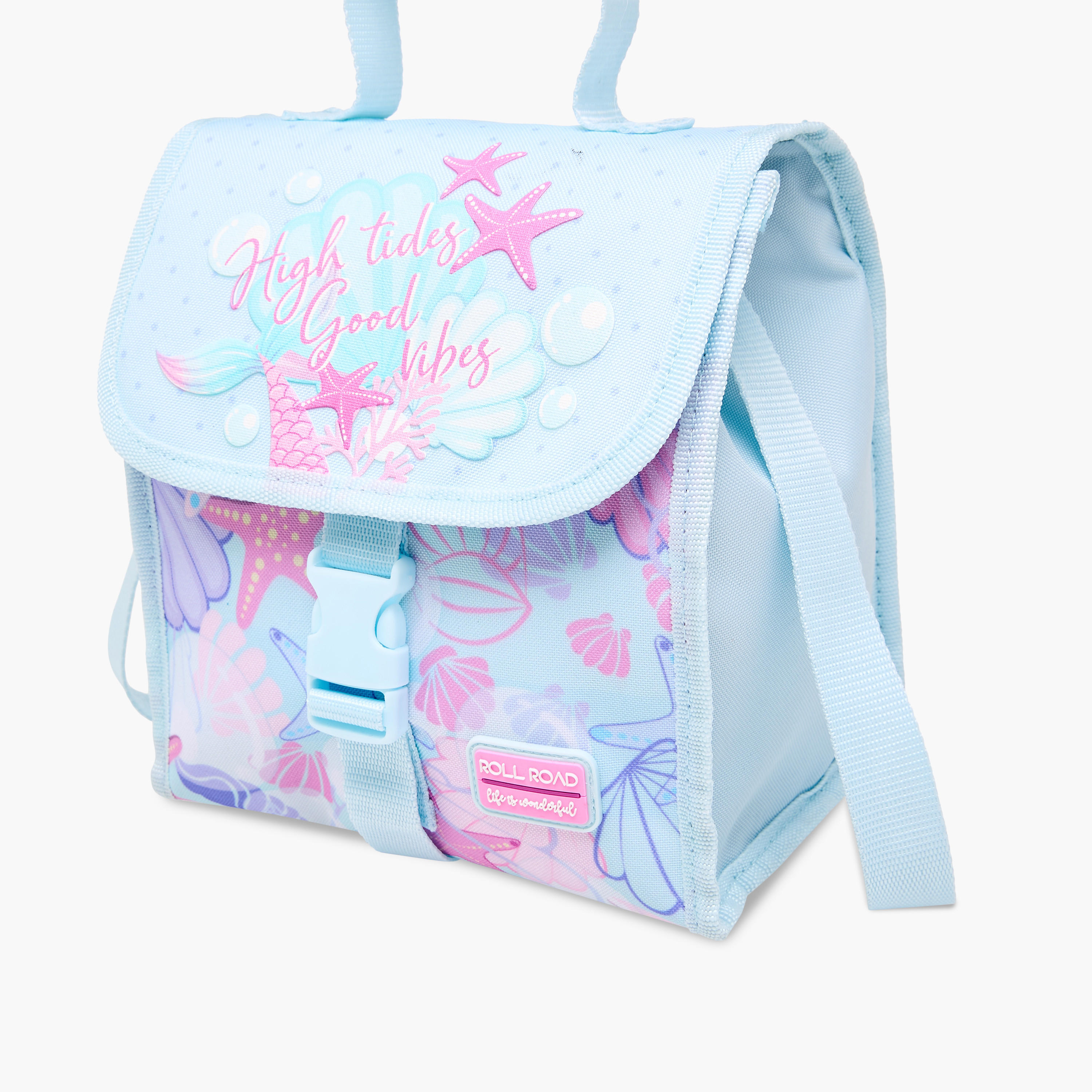 Roll Road Printed Lunch Bag with Buckle Closure-school-lunchessentials-lunchbags-image-5
