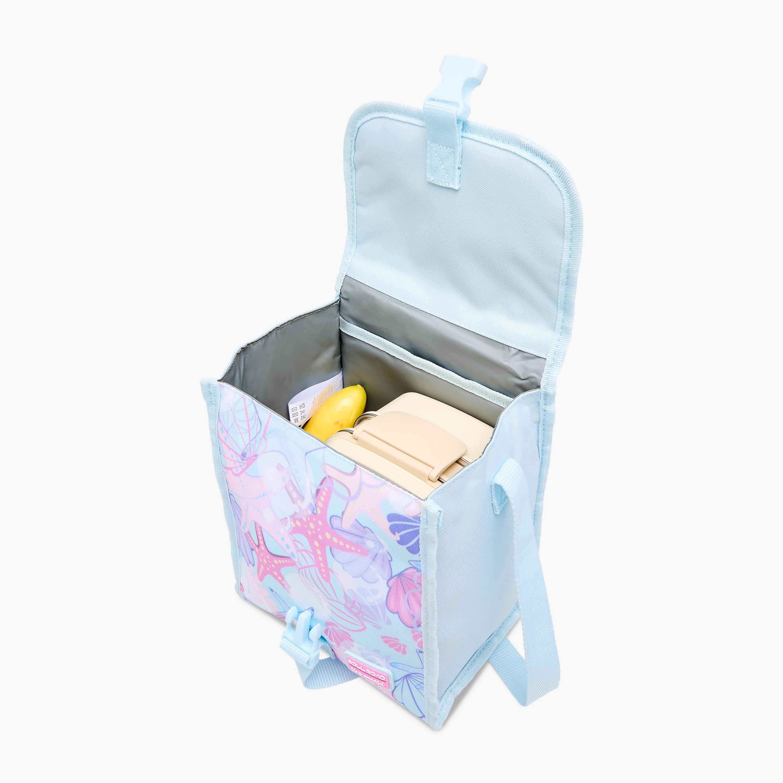Roll Road Printed Lunch Bag with Buckle Closure-school-lunchessentials-lunchbags-image-8