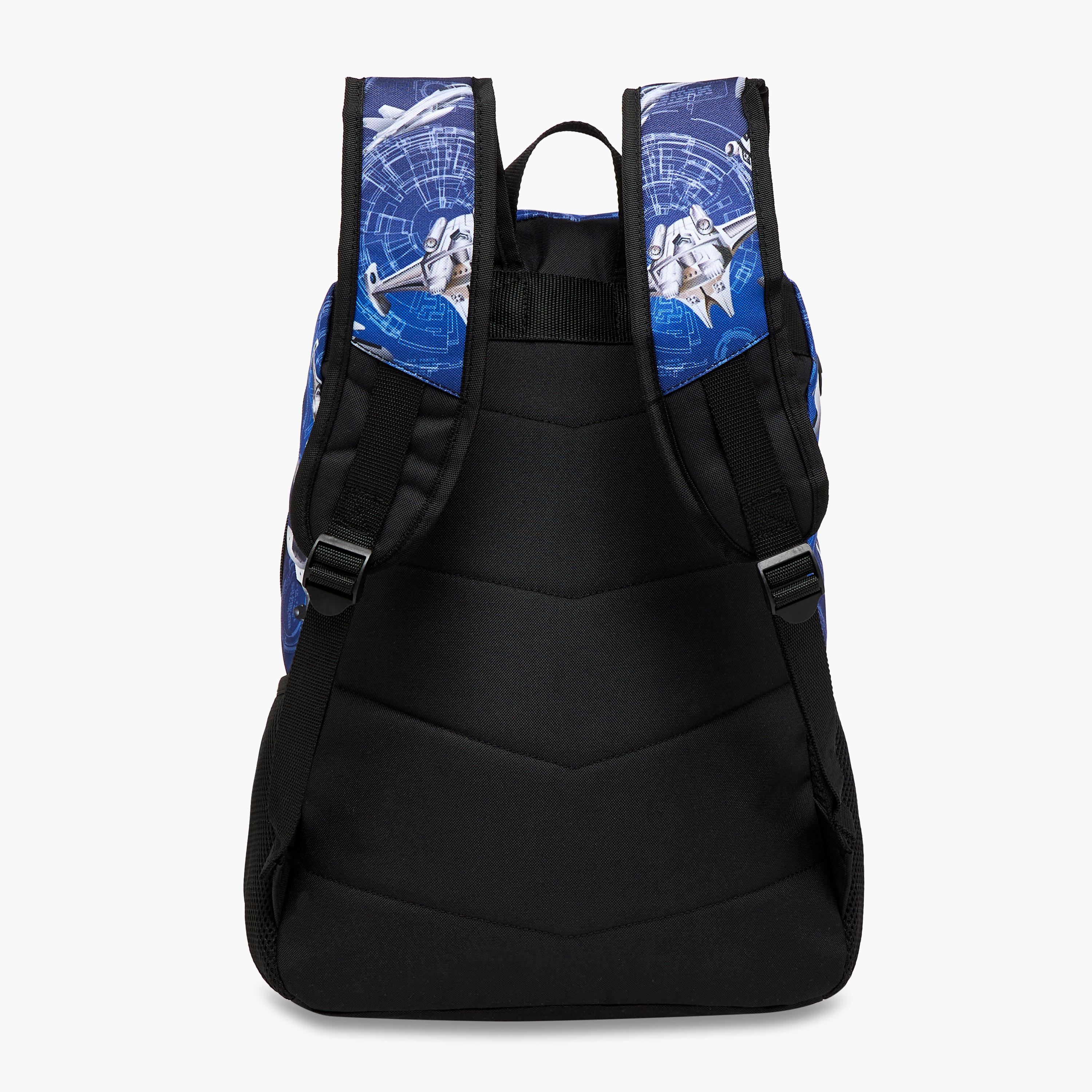 Roll Road Air Force Print Backpack with Adjustable Straps and Zip Closure - 33x46x17 cms-school-bagsandbackpacks-backpacks-image-7