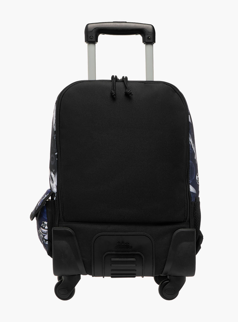 Roll Road Space Trolley Bag for Boys 5-8 Years with Retractable Handle -school-bagsandbackpacks-trolleybags-image-5