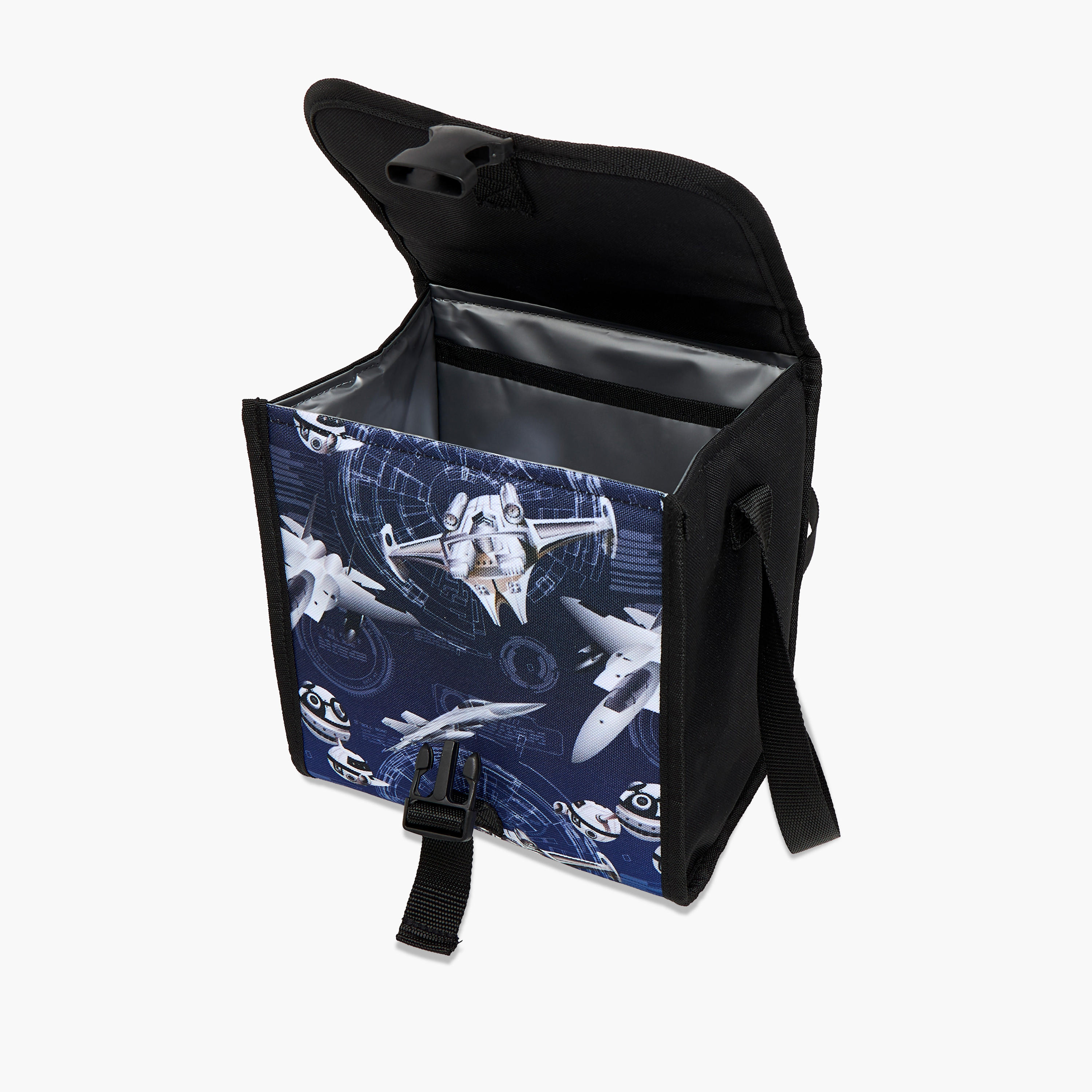 Roll Road Air Force Print Lunch Bag with Adjustable Strap and Flap Closure-school-lunchessentials-lunchbags-image-7