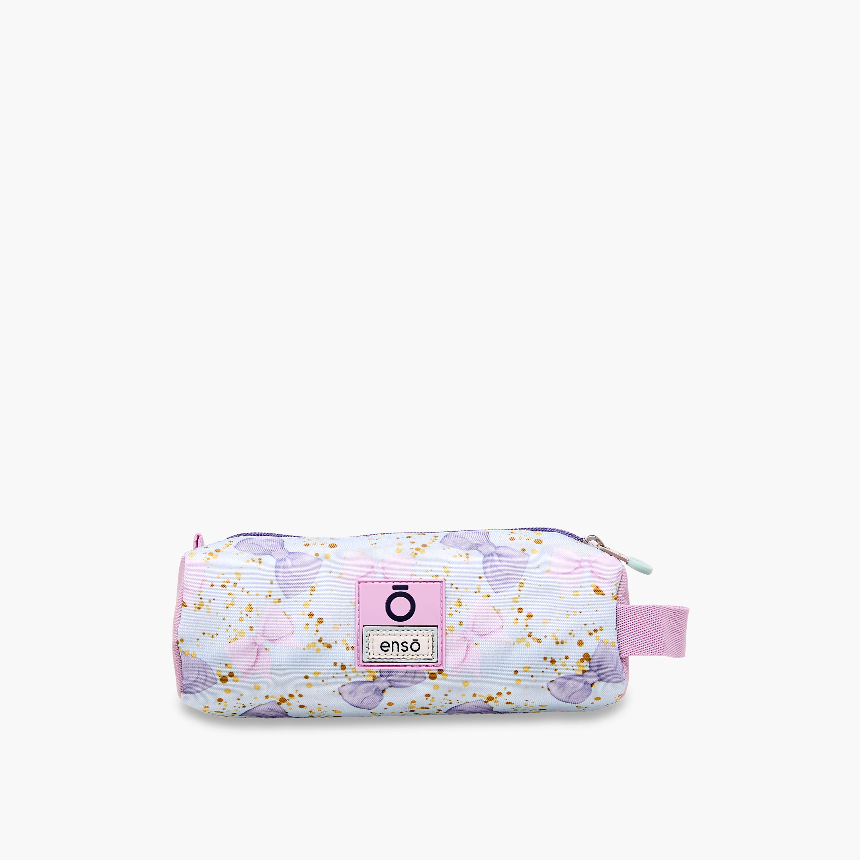 Enso Bow Print Pencil Pouch with Zip Closure-school-stationery-pencilcases-image-3