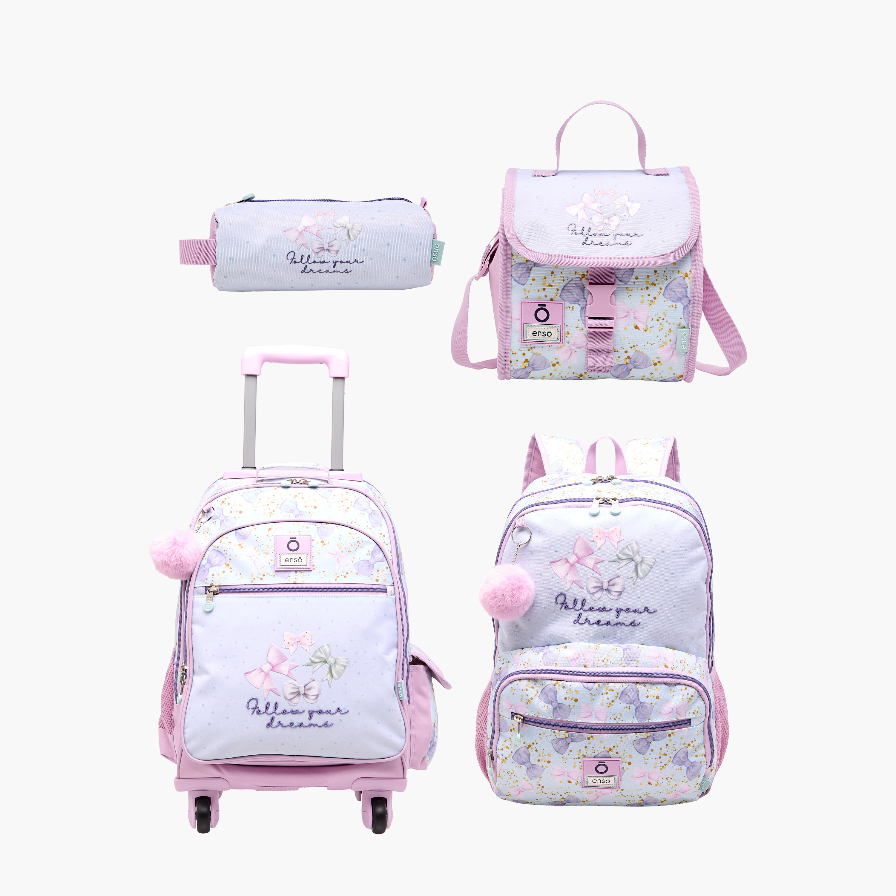Enso Bow Print Lunch Bag with Buckle Closure-school-lunchessentials-lunchbags-image-10
