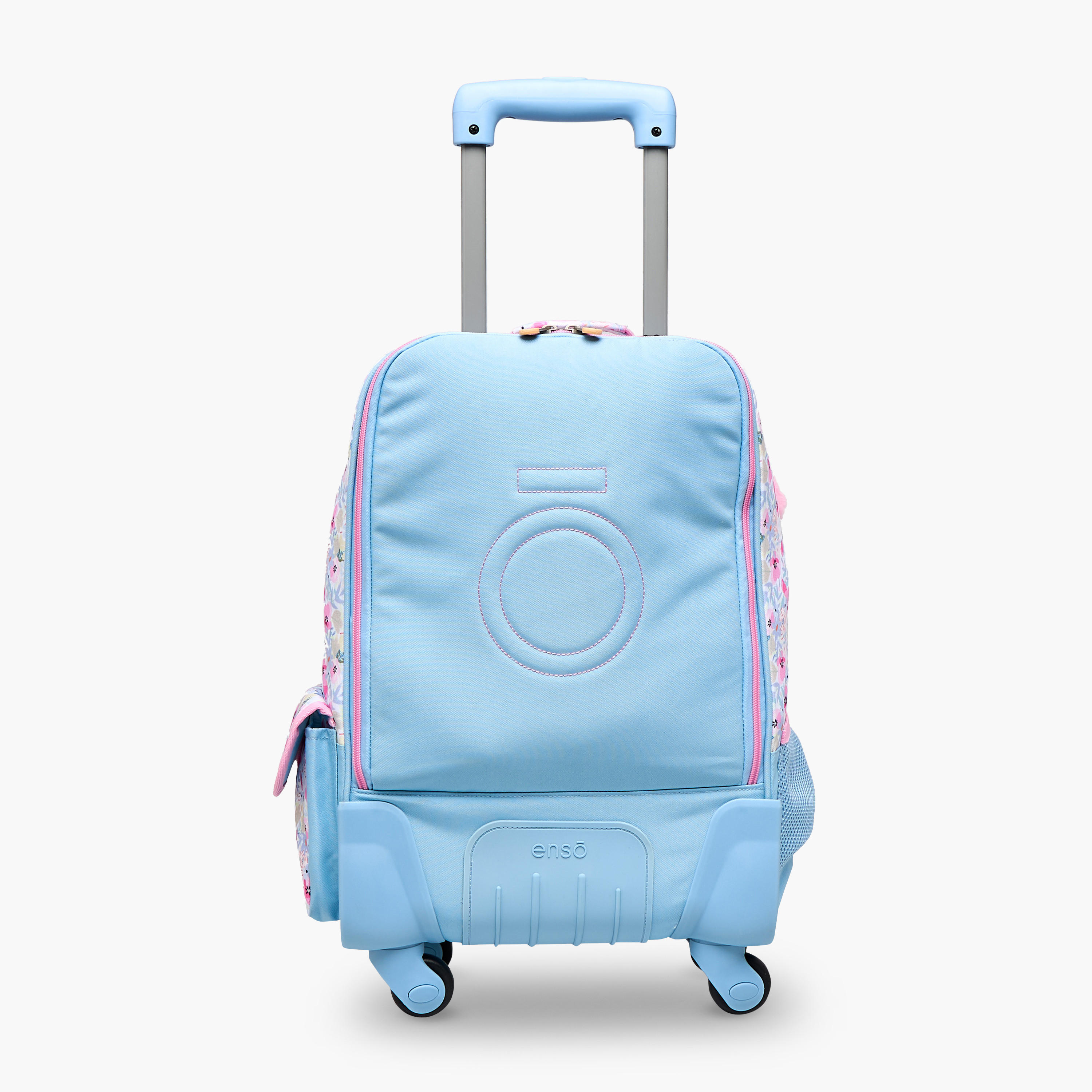 Enso Floral Trolley Bag for Girls 8-13 Years with Retractable Handle -school-bagsandbackpacks-trolleybags-image-10