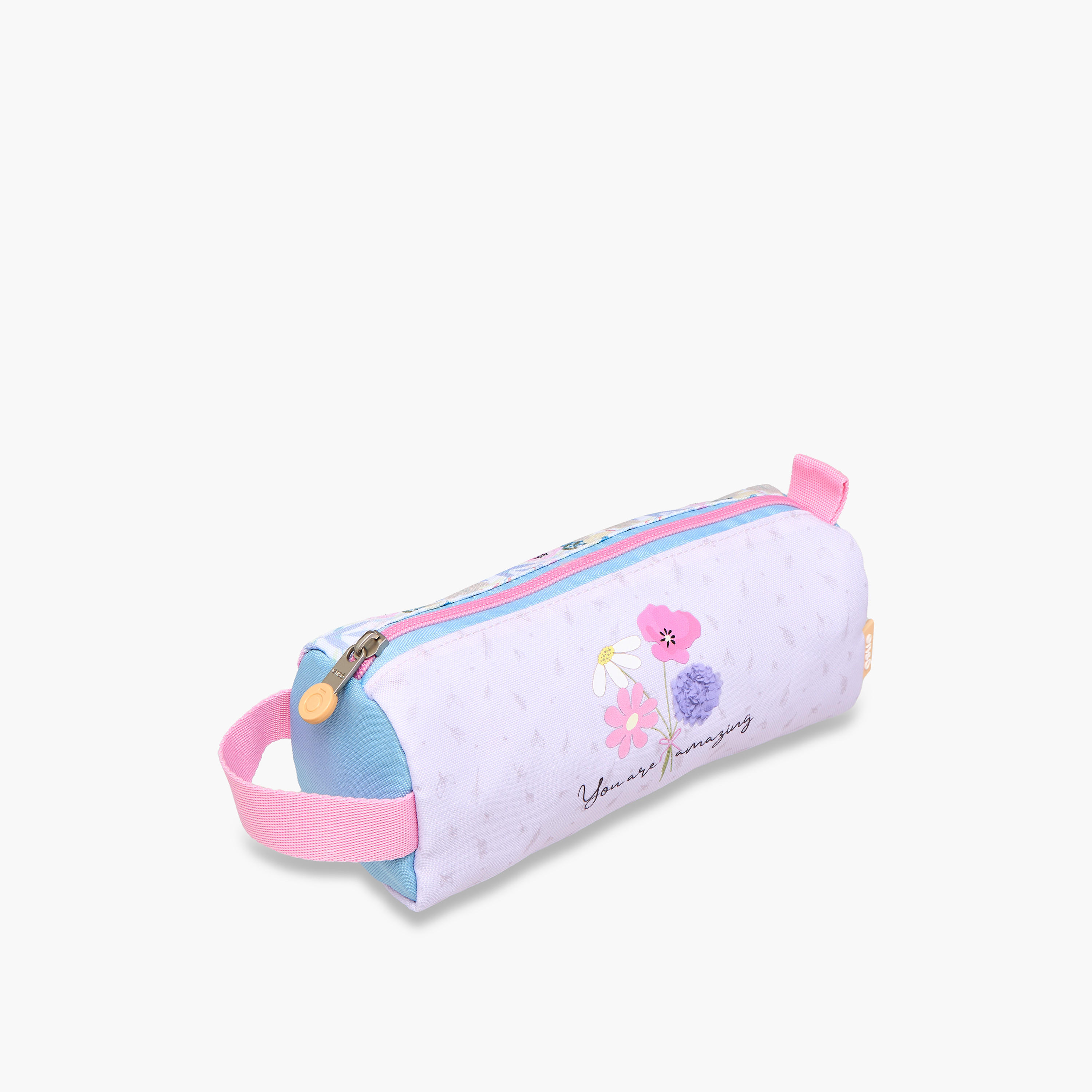 Enso Floral Print Pencil Pouch with Zip Closure-school-stationery-pencilcases-image-2